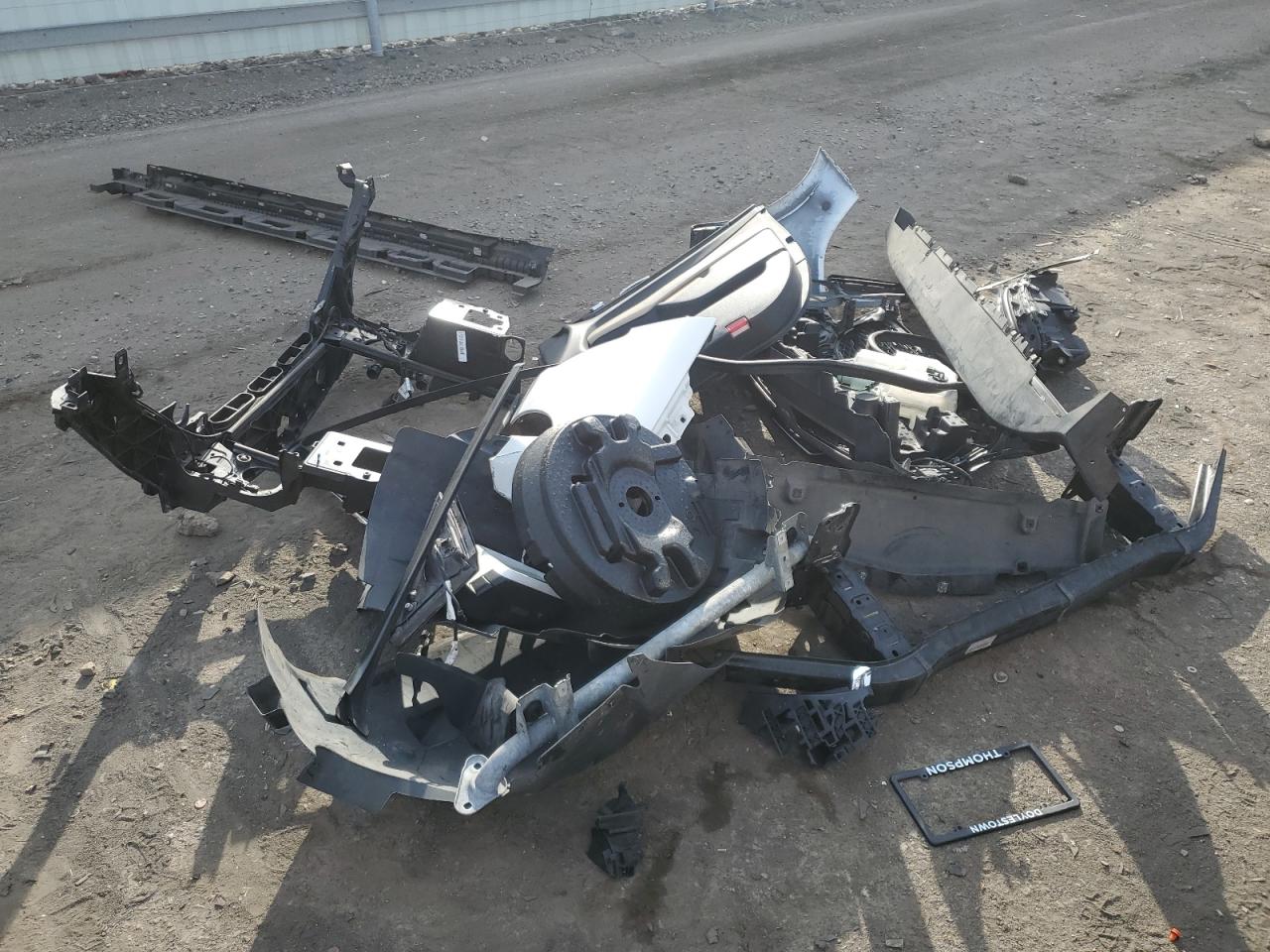 2019 Mercedes-Benz GLS-klasse VIN 4JGDF6EE1KB186139 Copart auction photo, front end / side damage thumbnail 13