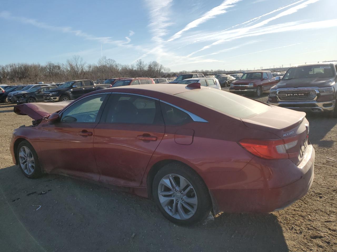 2018 Honda Accord VIN 1HGCV1F16JA050158 Copart auction photo, front end damage thumbnail 2