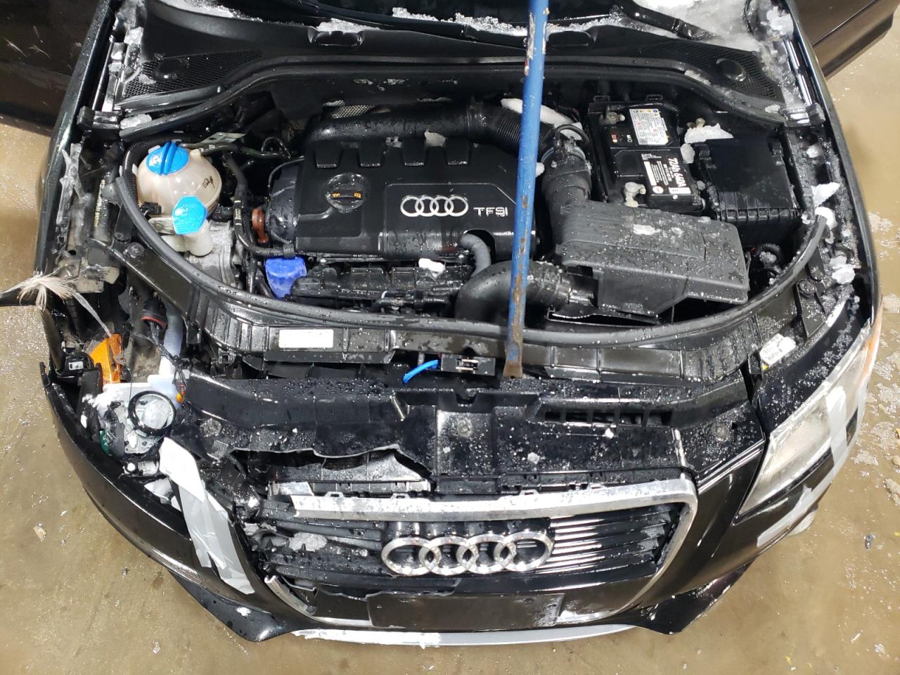 2013 Audi A3 VIN WAUMFAFM6DA034103 Copart auction photo, front end / side damage thumbnail 11