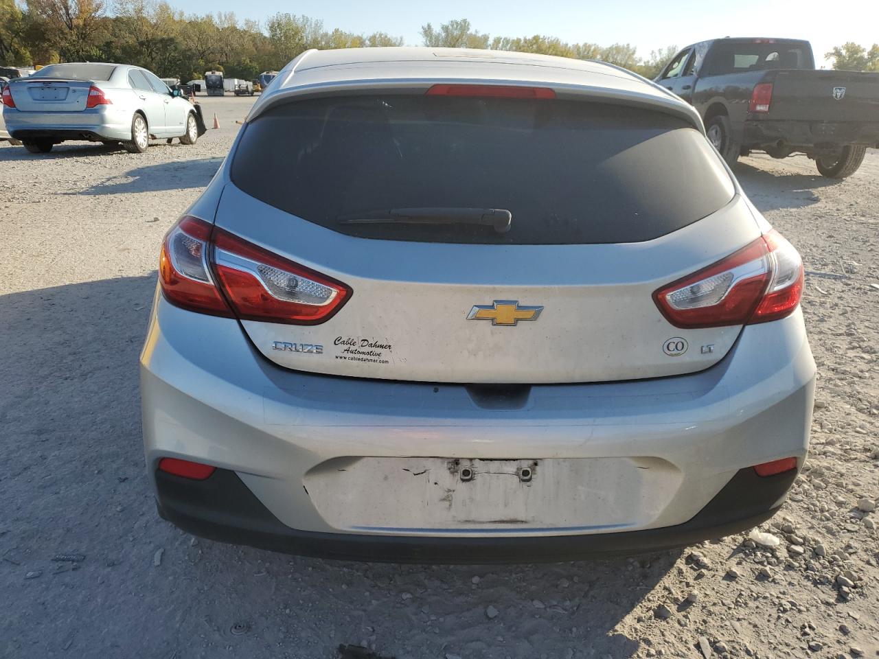2017 Chevrolet Cruze VIN 3G1BE6SM3HS587983 Copart auction photo, front end / undercarriage damage thumbnail 6