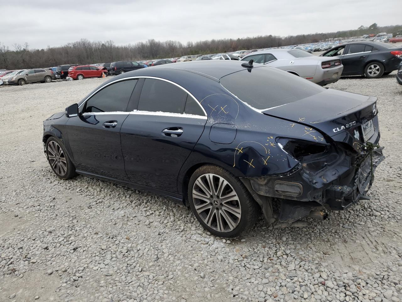 2018 Mercedes-Benz CLA-klasse VIN WDDSJ4EB1JN591652 Copart auction photo, all over damage thumbnail 2