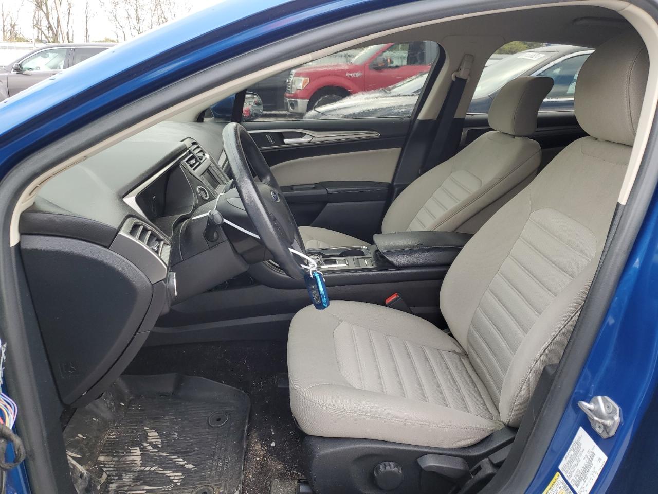 2017 Ford Fusion VIN 3FA6P0G72HR104130 Copart auction photo, front end / rear end damage thumbnail 7