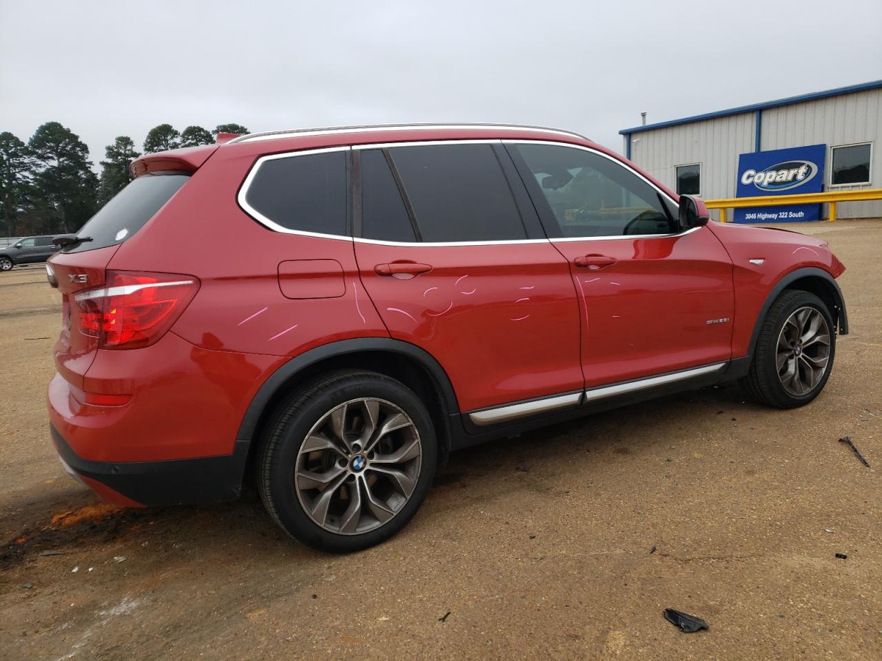 2017 BMW X3 VIN 5UXWZ7C57H0U47161 Copart auction photo, front end damage thumbnail 3