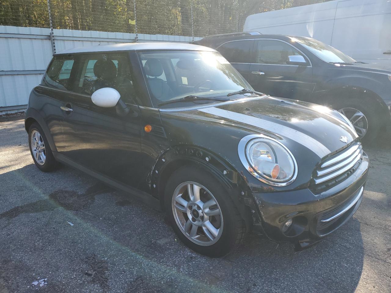 2012 MINI Cooper VIN WMWSU3C59CT255154 Copart auction photo, side / front end damage thumbnail 4