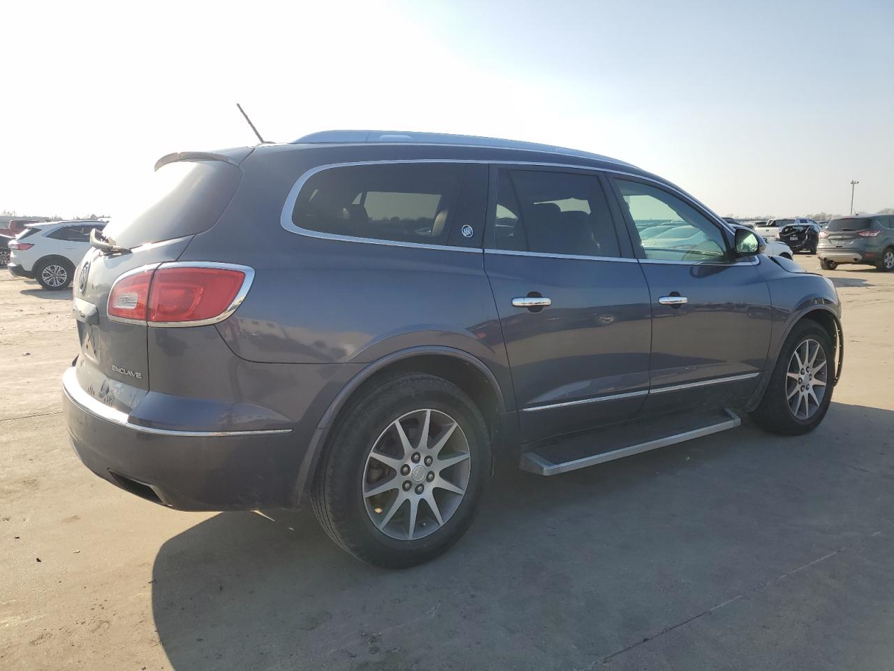 2013 Buick Enclave VIN 5GAKRCKD9DJ170097 Copart auction photo, front end / hail damage thumbnail 3