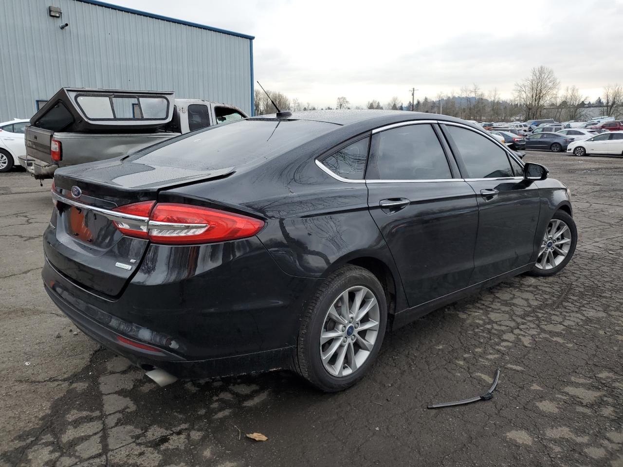 2017 Ford Fusion VIN 3FA6P0HD2HR144714 Copart auction photo, undercarriage / front end damage thumbnail 3