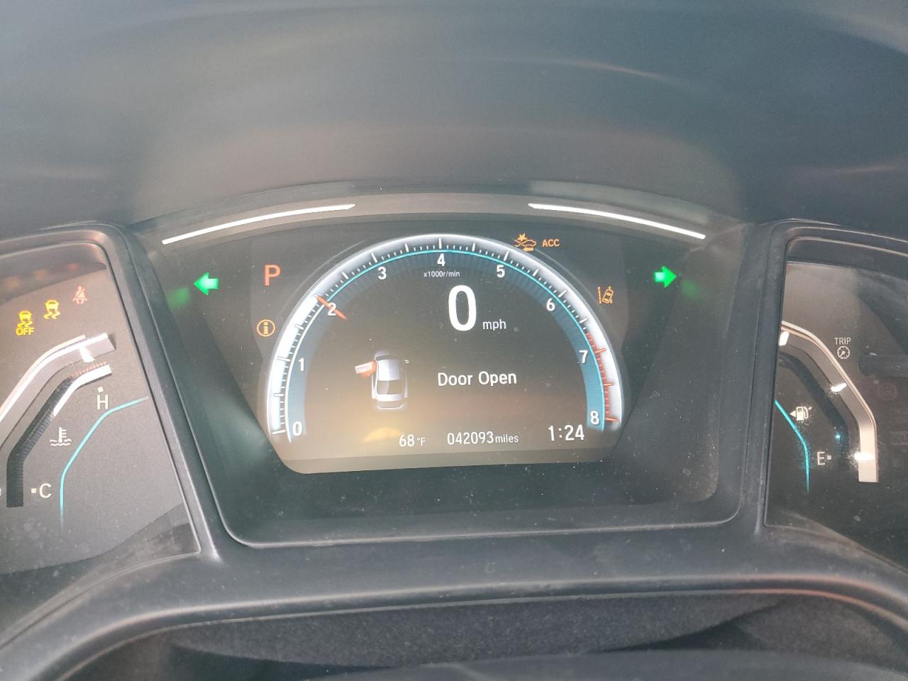 2019 Honda Civic VIN 19XFC2F68KE208534 Copart auction photo, rear end damage thumbnail 9