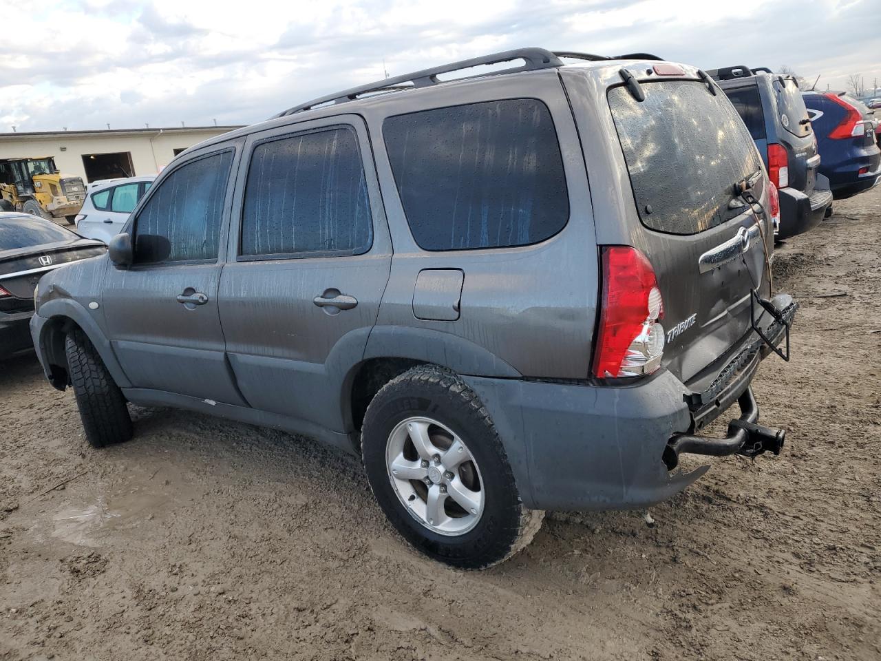 2006 Mazda Tribute VIN 4F2YZ02Z46KM34309 Copart auction photo, rear end / mechanical damage thumbnail 2