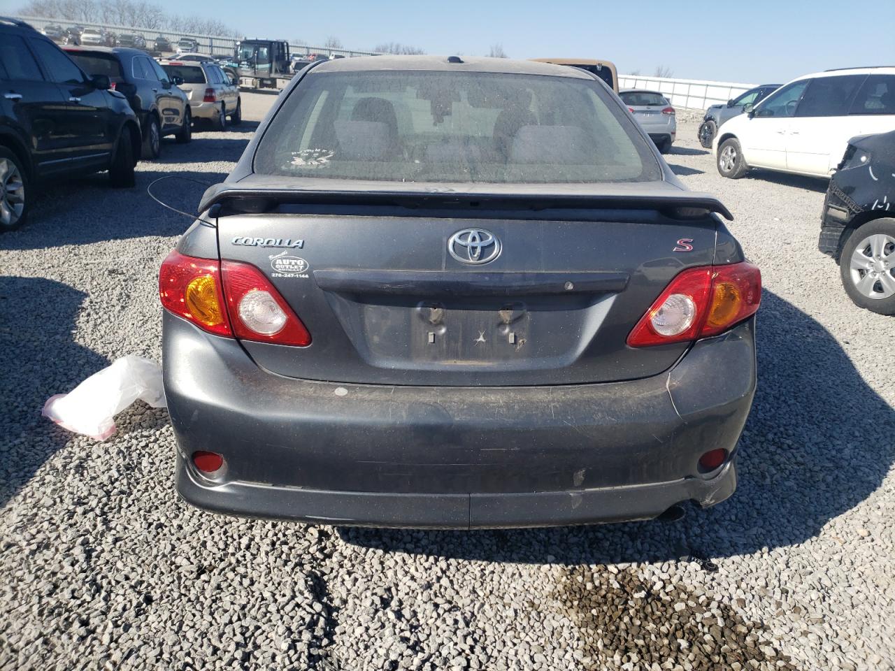 2010 Toyota Corolla VIN 2T1BU4EE8AC292755 Copart auction photo, front end damage thumbnail 6