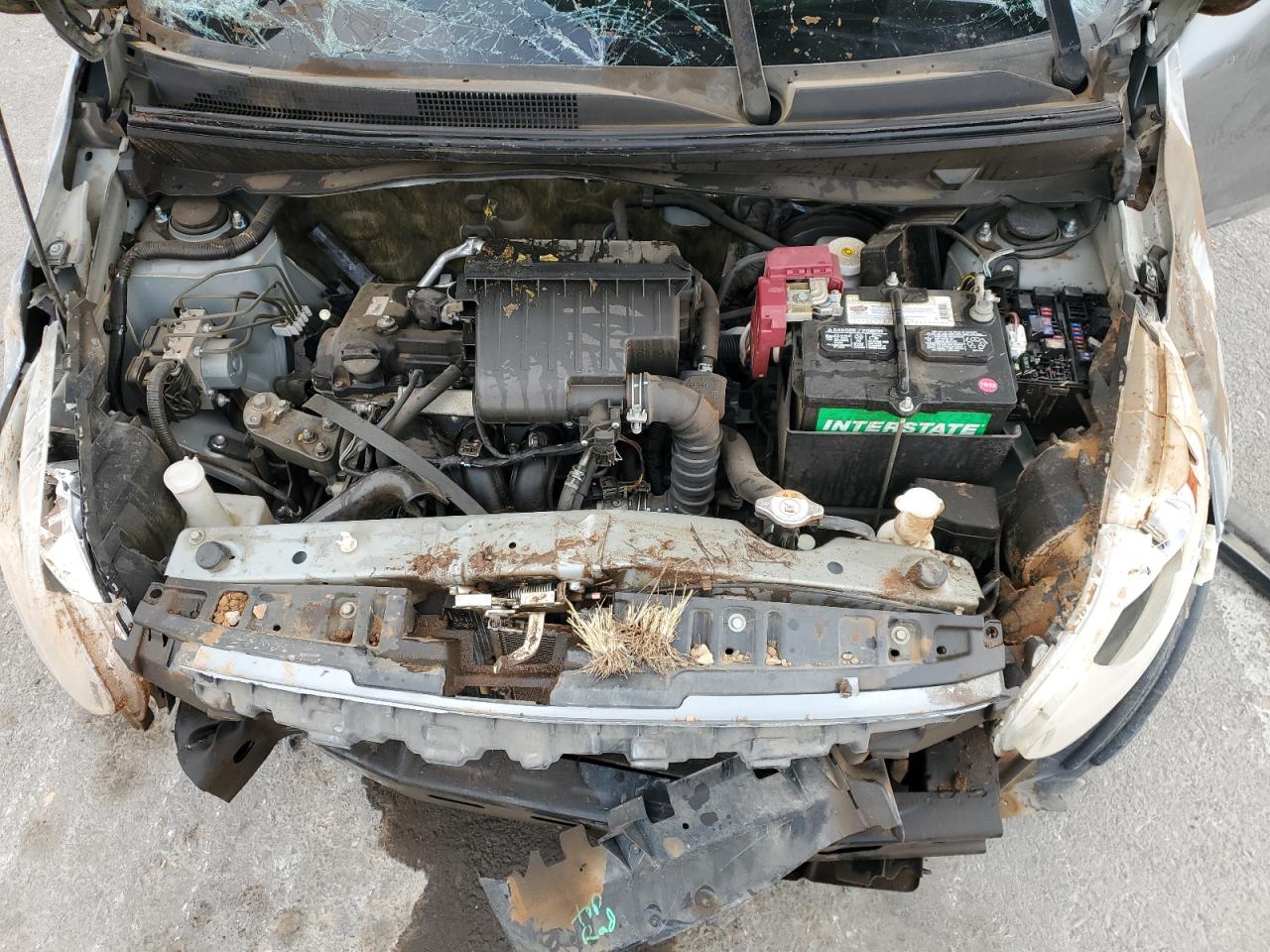 2018 Mitsubishi Mirage VIN ML32A3HJ0JH012790 Copart auction photo, rollover damage thumbnail 12