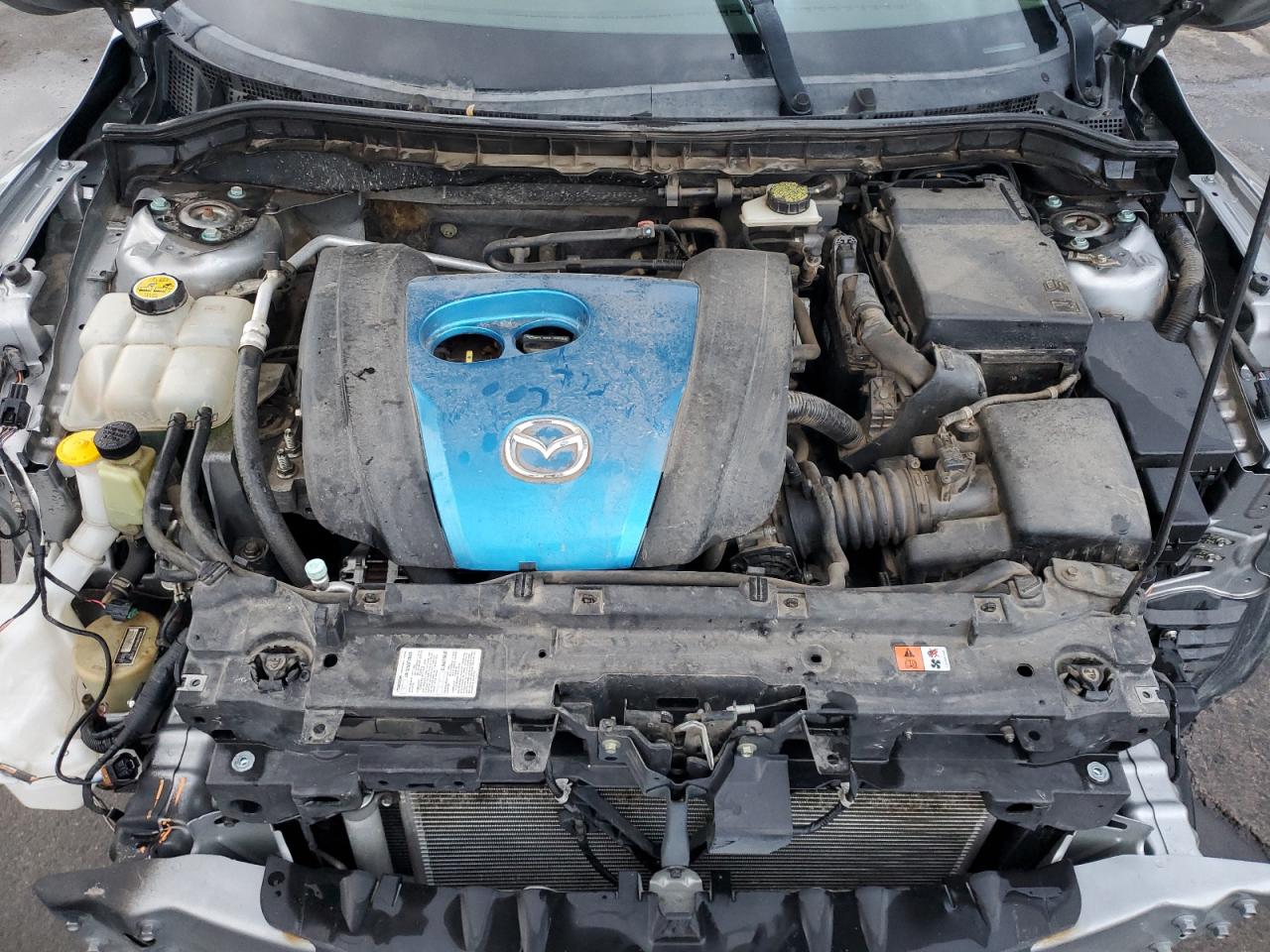 2013 Mazda 3 VIN JM1BL1UP4D1798029 Copart auction photo, front end / side damage thumbnail 11