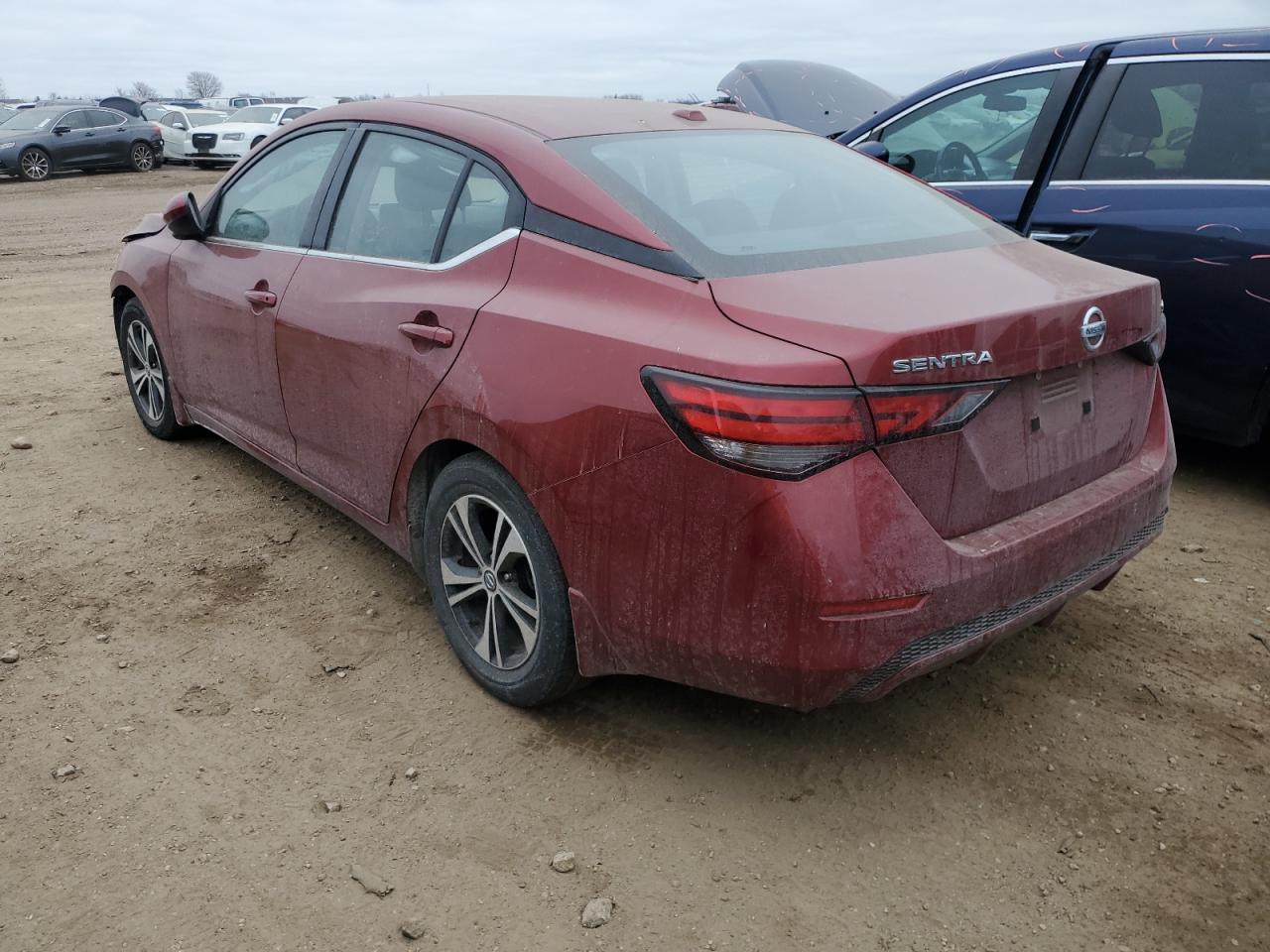 2021 Nissan Sentra VIN 3N1AB8CV8MY297053 Copart auction photo, front end damage thumbnail 2