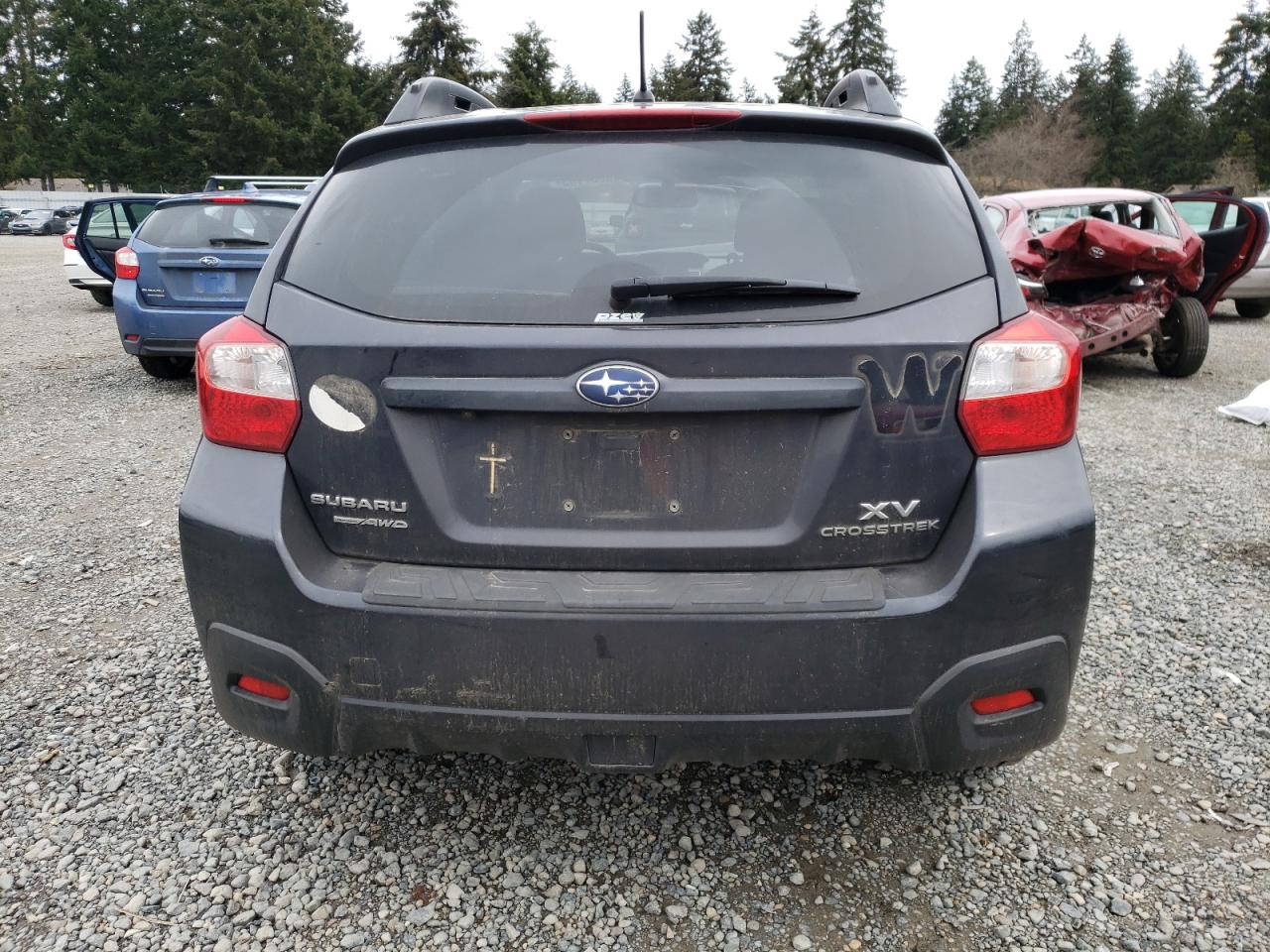 2015 Subaru XV VIN JF2GPADC3F8226291 Copart auction photo, front end / side damage thumbnail 6