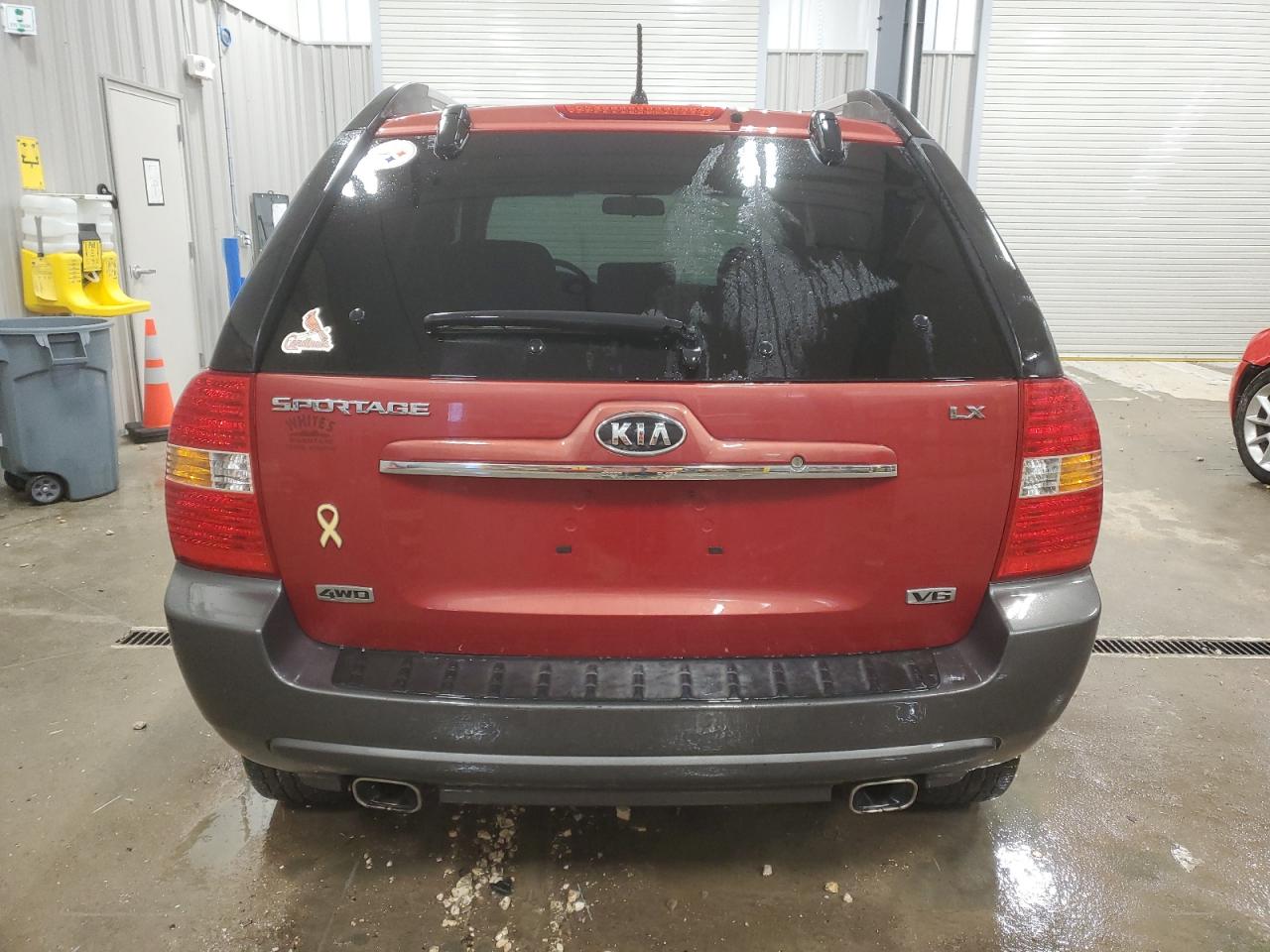 2008 KIA Sportage VIN KNDJE723987514759 Copart auction photo, side damage thumbnail 6