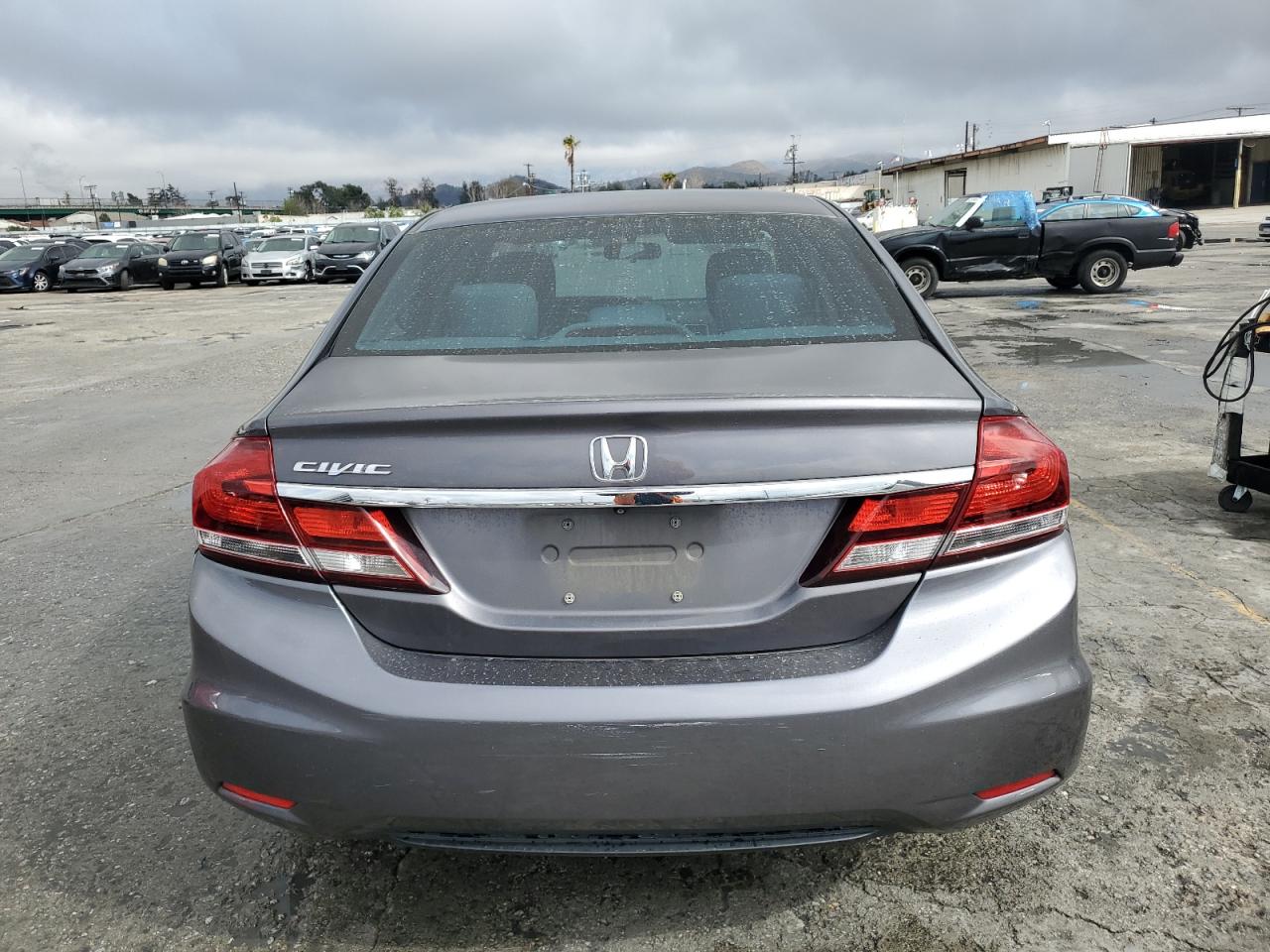2014 Honda Civic VIN 19XFB2F59EE230914 Copart auction photo, front end / side damage thumbnail 6