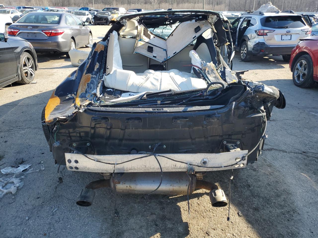 2017 Infiniti Q60 VIN JN1EV7EL9HM552722 Copart auction photo, rollover / undercarriage damage thumbnail 6