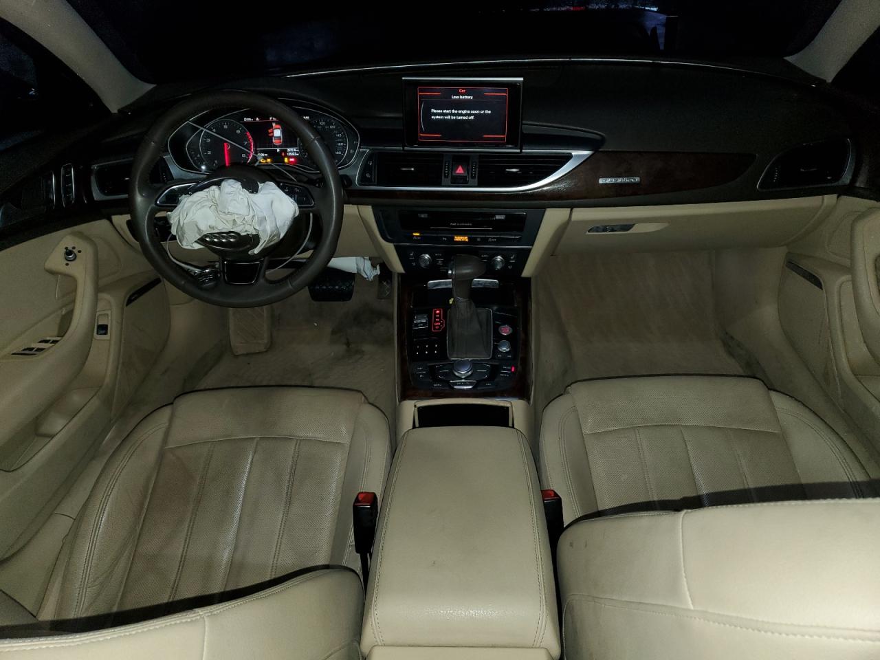 2014 Audi A6 VIN WAUHGAFC7EN123033 Copart auction photo, front end / rear end damage thumbnail 8