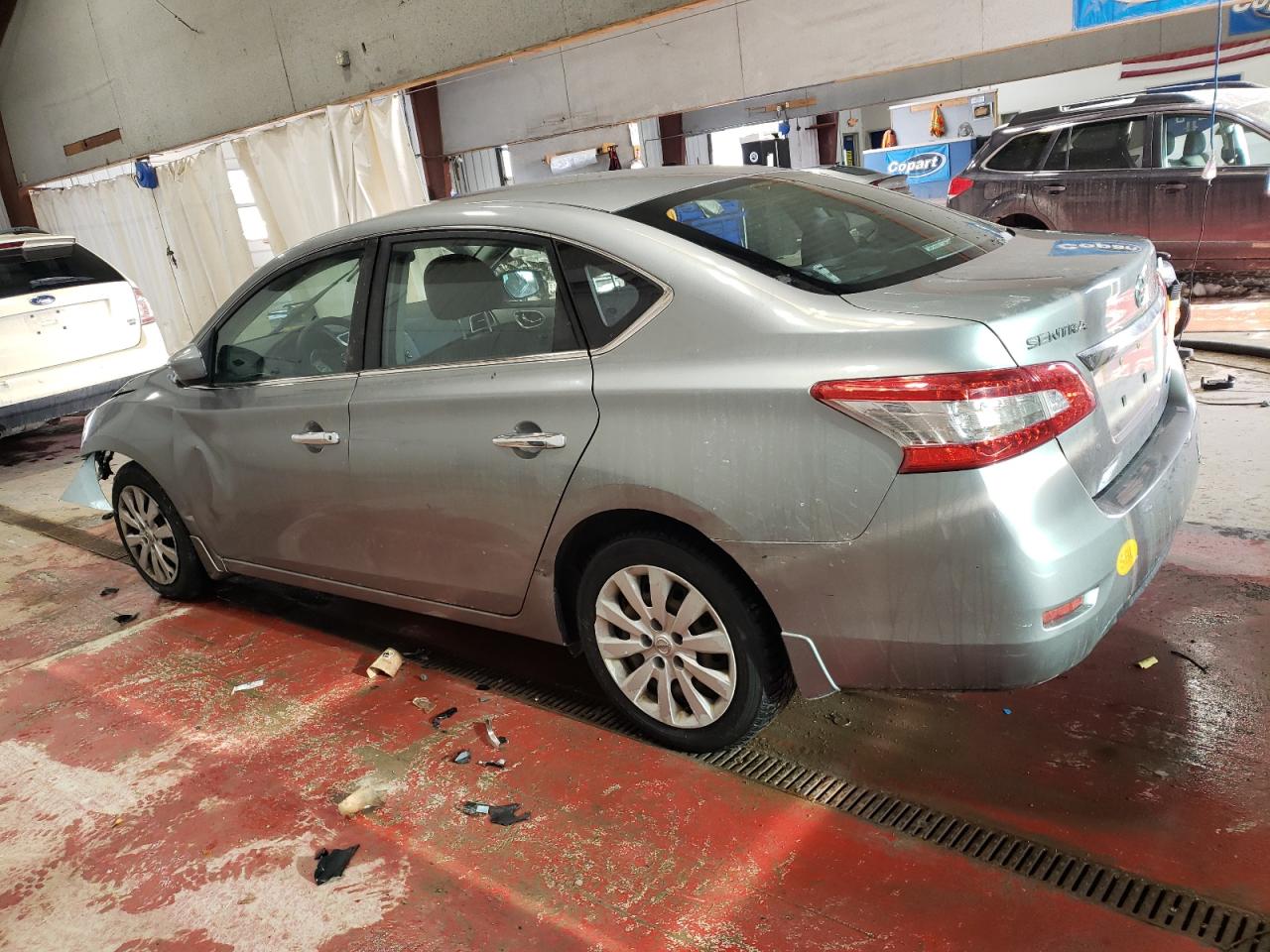 2013 Nissan Sentra VIN 3N1AB7AP4DL752976 Copart auction photo, front end damage thumbnail 2