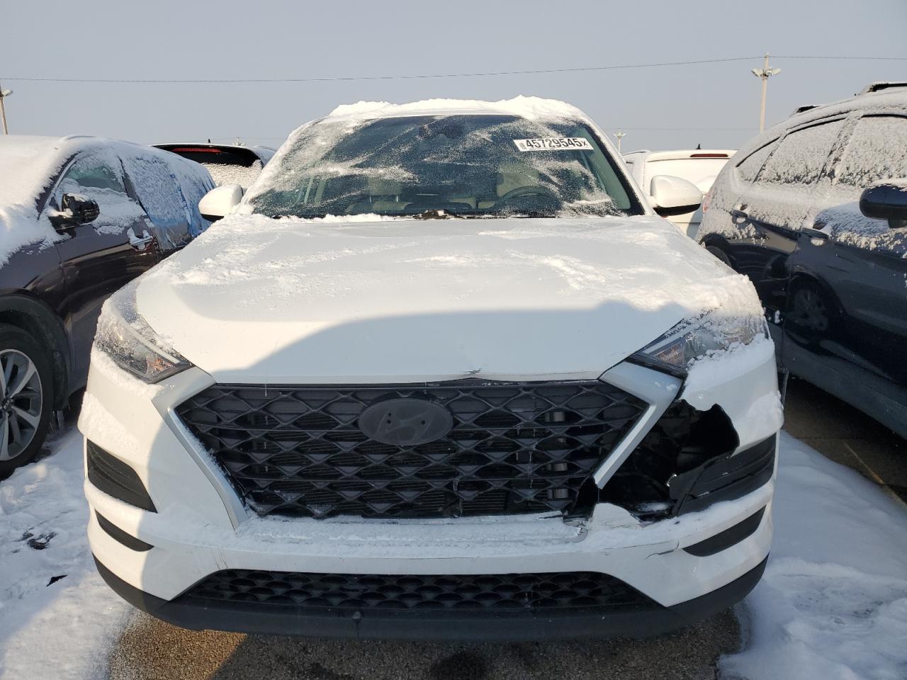 2021 Hyundai Tucson VIN KM8J23A4XMU298780 Copart auction photo, front end / rear end damage thumbnail 5