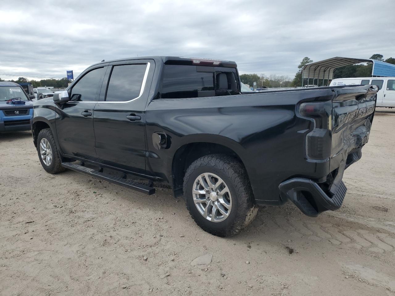 2020 Chevrolet Silverado VIN 1GCUYGED7LZ107657 Copart auction photo, all over damage thumbnail 2