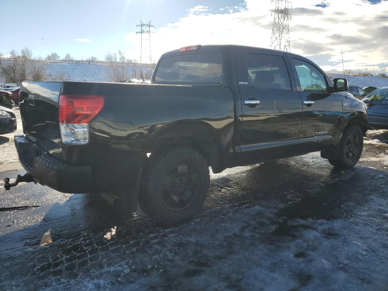 2012 Toyota Tundra VIN 5TFHY5F10CX260516 Copart auction photo, front end / side damage thumbnail 3