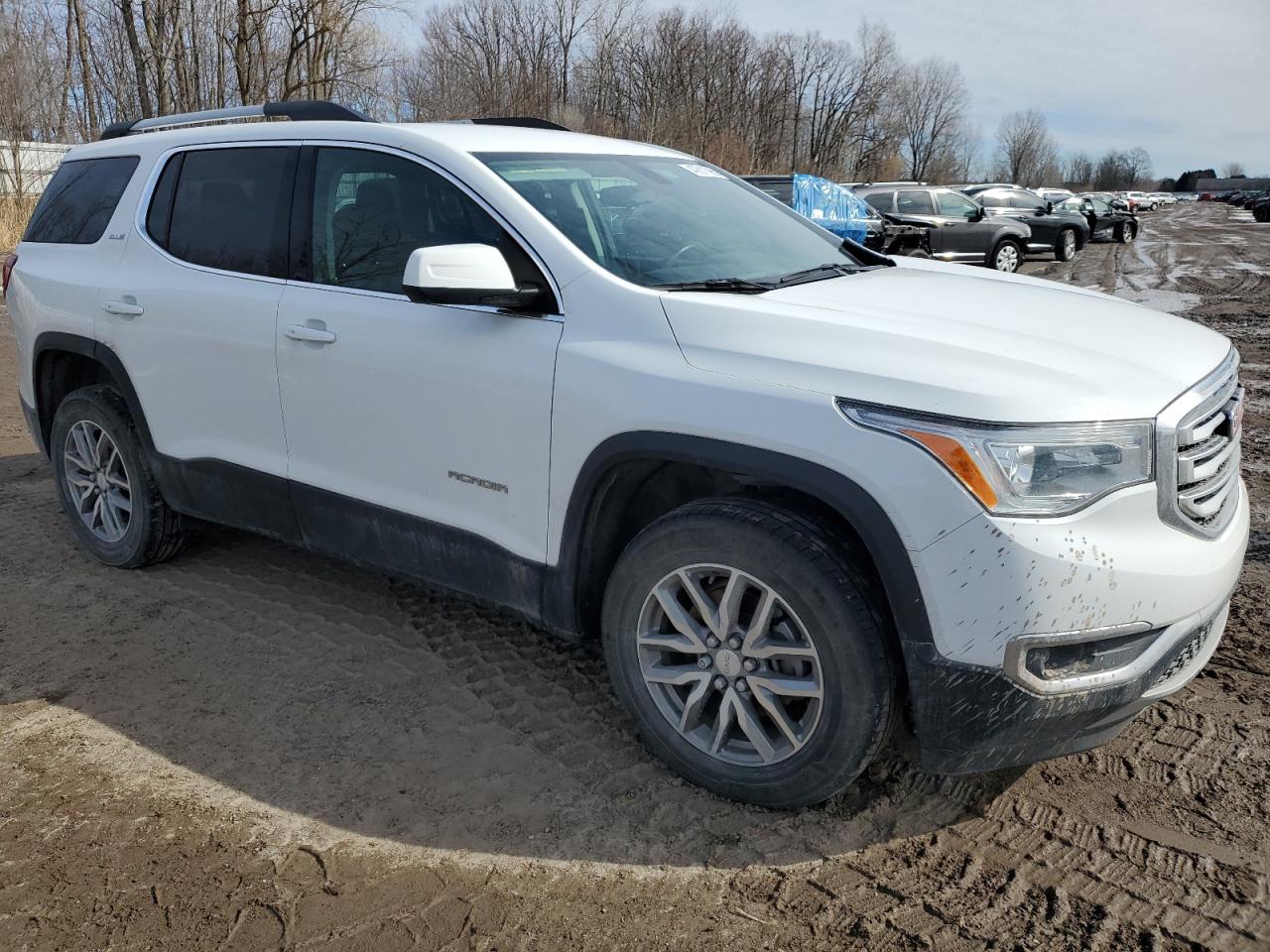 2017 GMC Acadia VIN 1GKKNLLS9HZ306781 Copart auction photo, front end / minor dent/scratches damage thumbnail 4