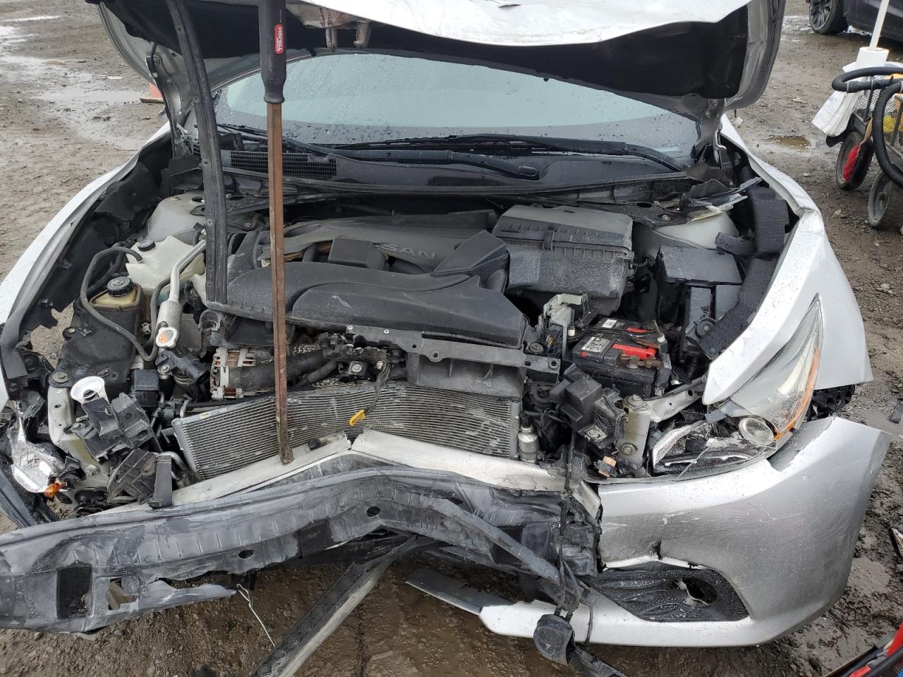 2016 Nissan Altima VIN 1N4AL3AP1GN381384 Copart auction photo, front end / side damage thumbnail 12