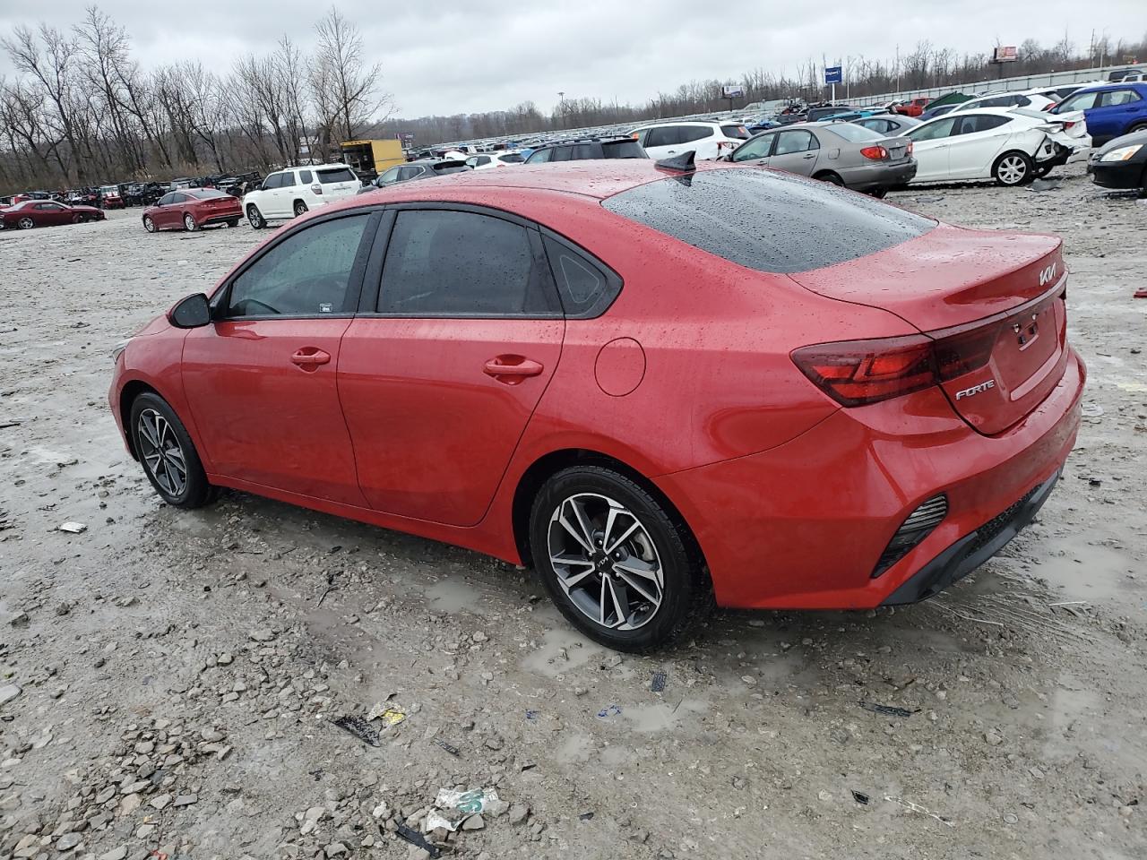 2022 KIA Forte VIN 3KPF24AD5NE486977 Copart auction photo, burn / side damage thumbnail 2