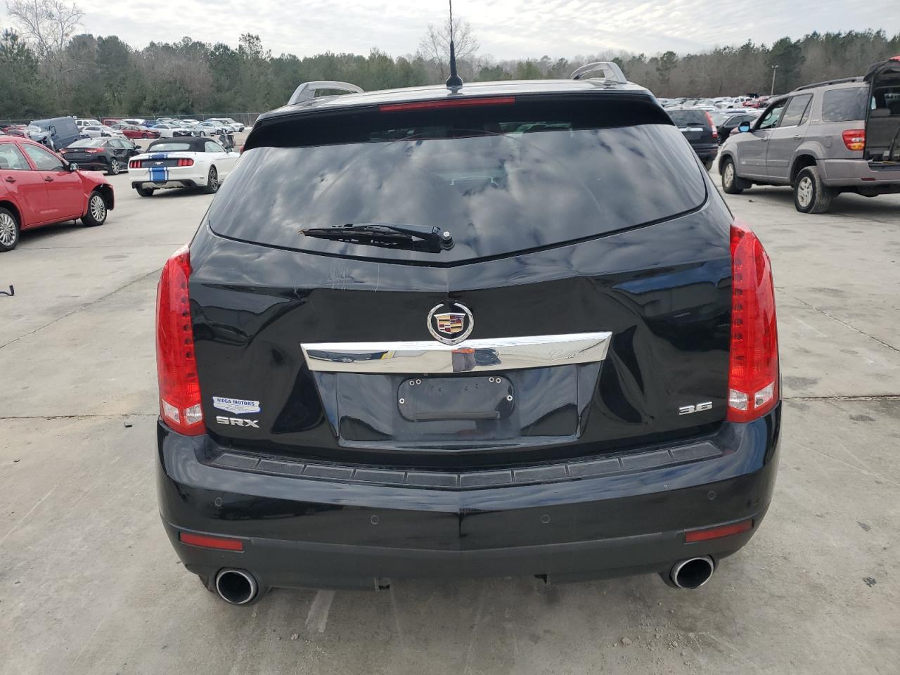 2012 Cadillac SRX VIN 3GYFNAE36CS503673 Copart auction photo, rear end damage thumbnail 6