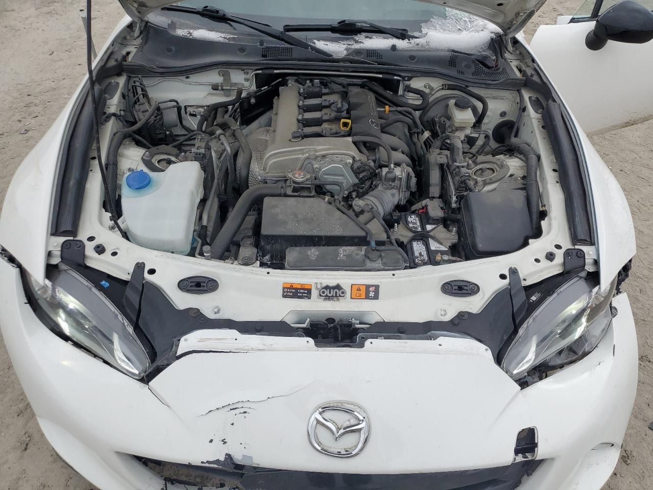 2016 Mazda MX-5 VIN JM1NDAC75G0108584 Copart auction photo, front end / rear end damage thumbnail 11