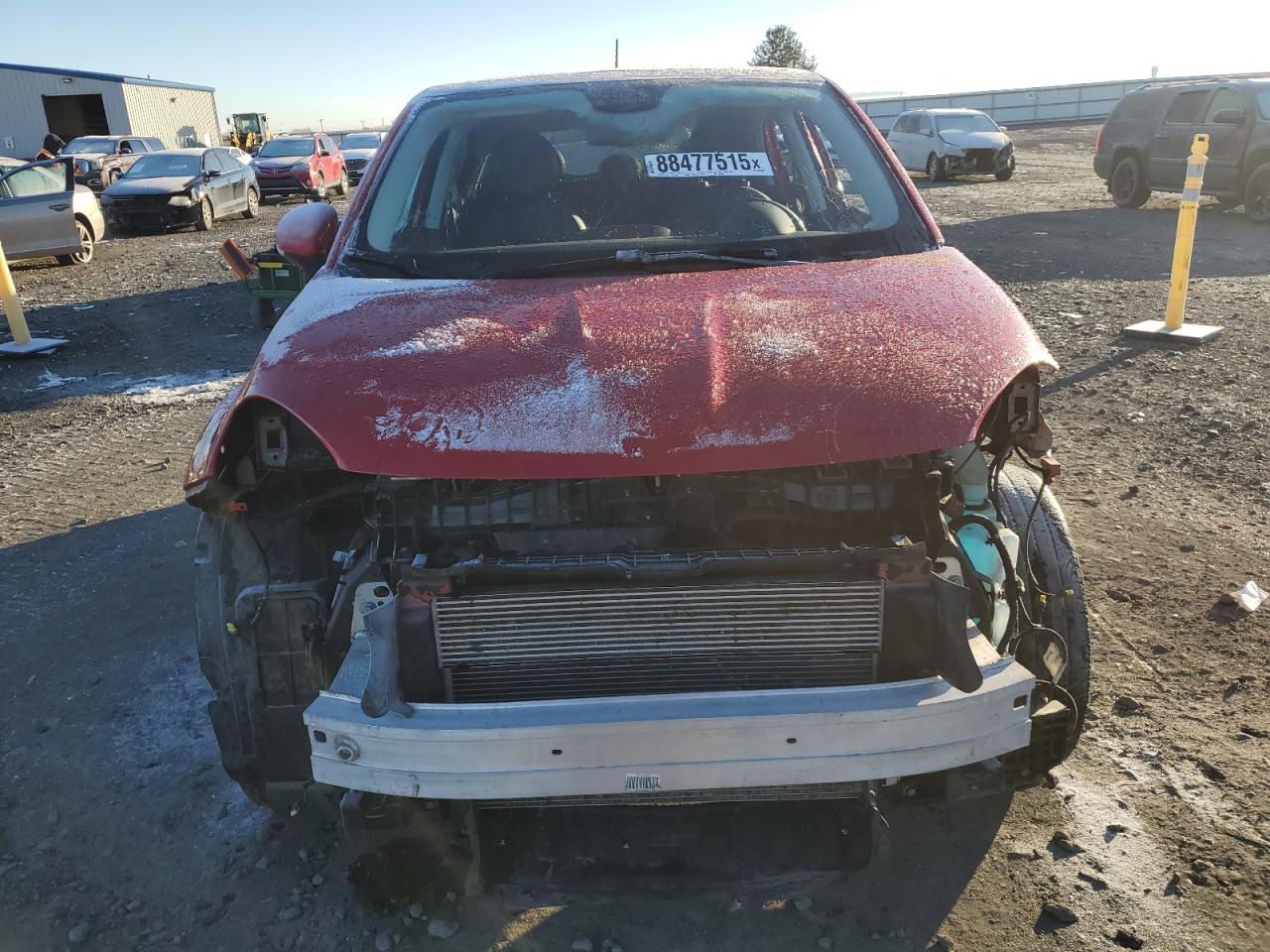 2018 Fiat 500 VIN ZFBCFYDB0JP656555 Copart auction photo, front end / rear end damage thumbnail 5