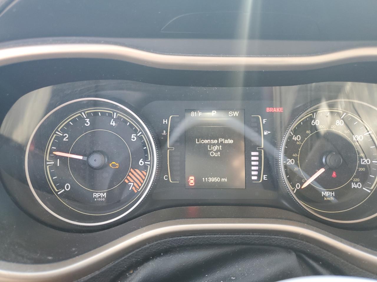 2014 Jeep Grand Cherokee VIN 1C4PJLCBXEW165312 Copart auction photo, front end damage thumbnail 9