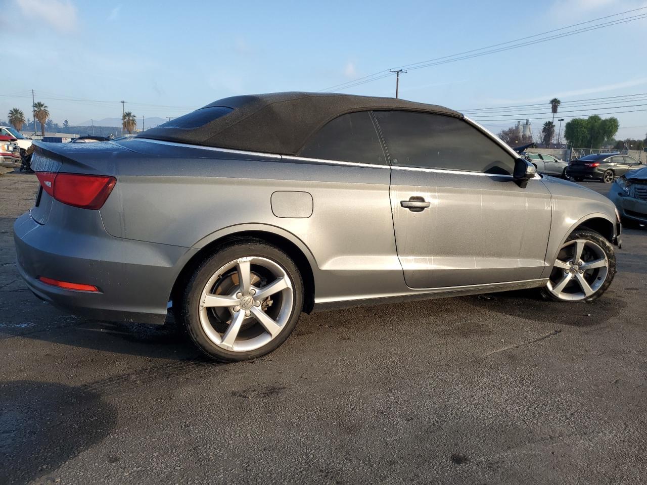 2015 Audi A3 VIN WAU6CLFF4F1115361 Copart auction photo, front end / side damage thumbnail 3