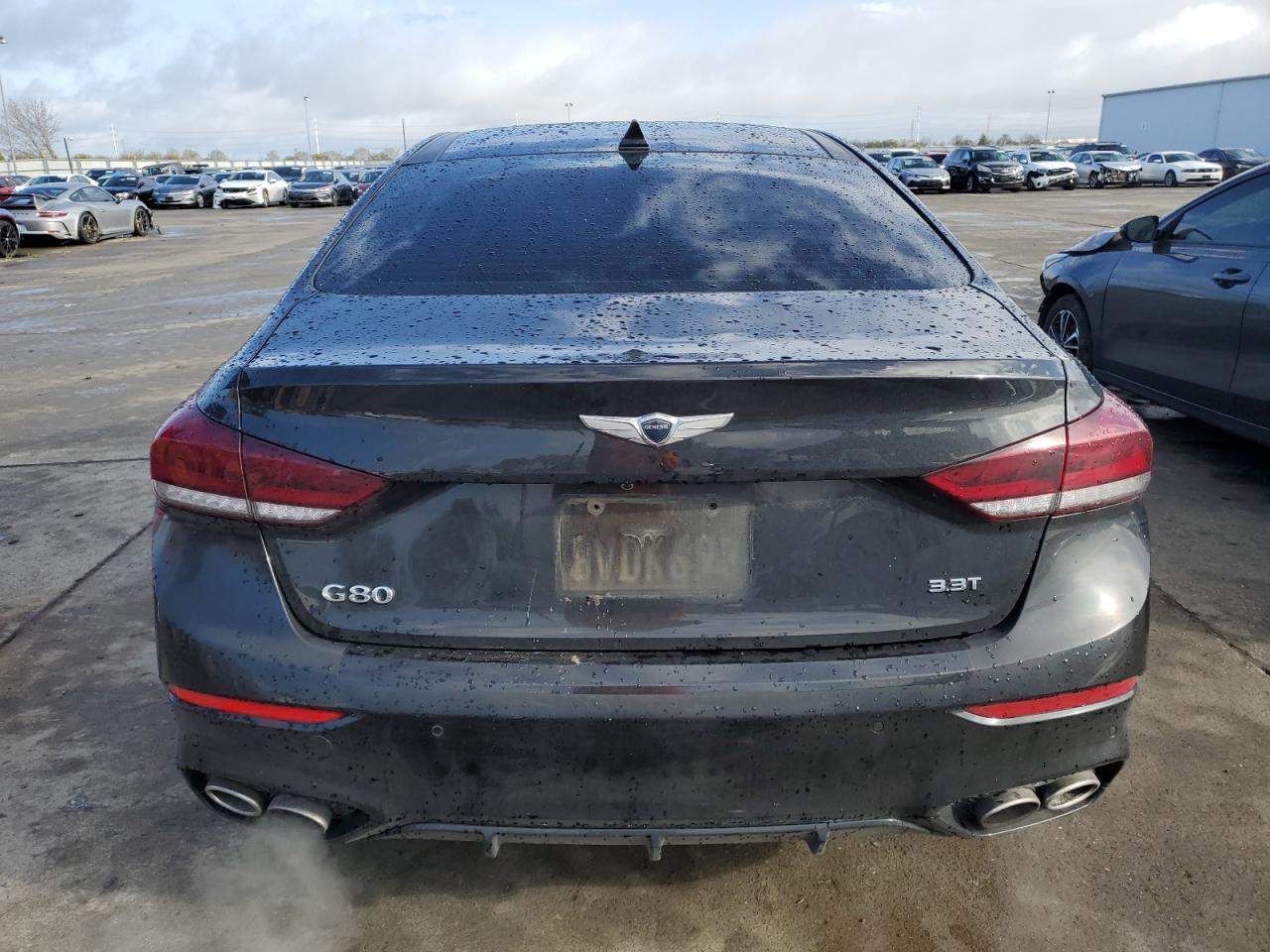 2018 Genesis G80 VIN KMHGN4JB3JU243749 Copart auction photo, front end damage thumbnail 6
