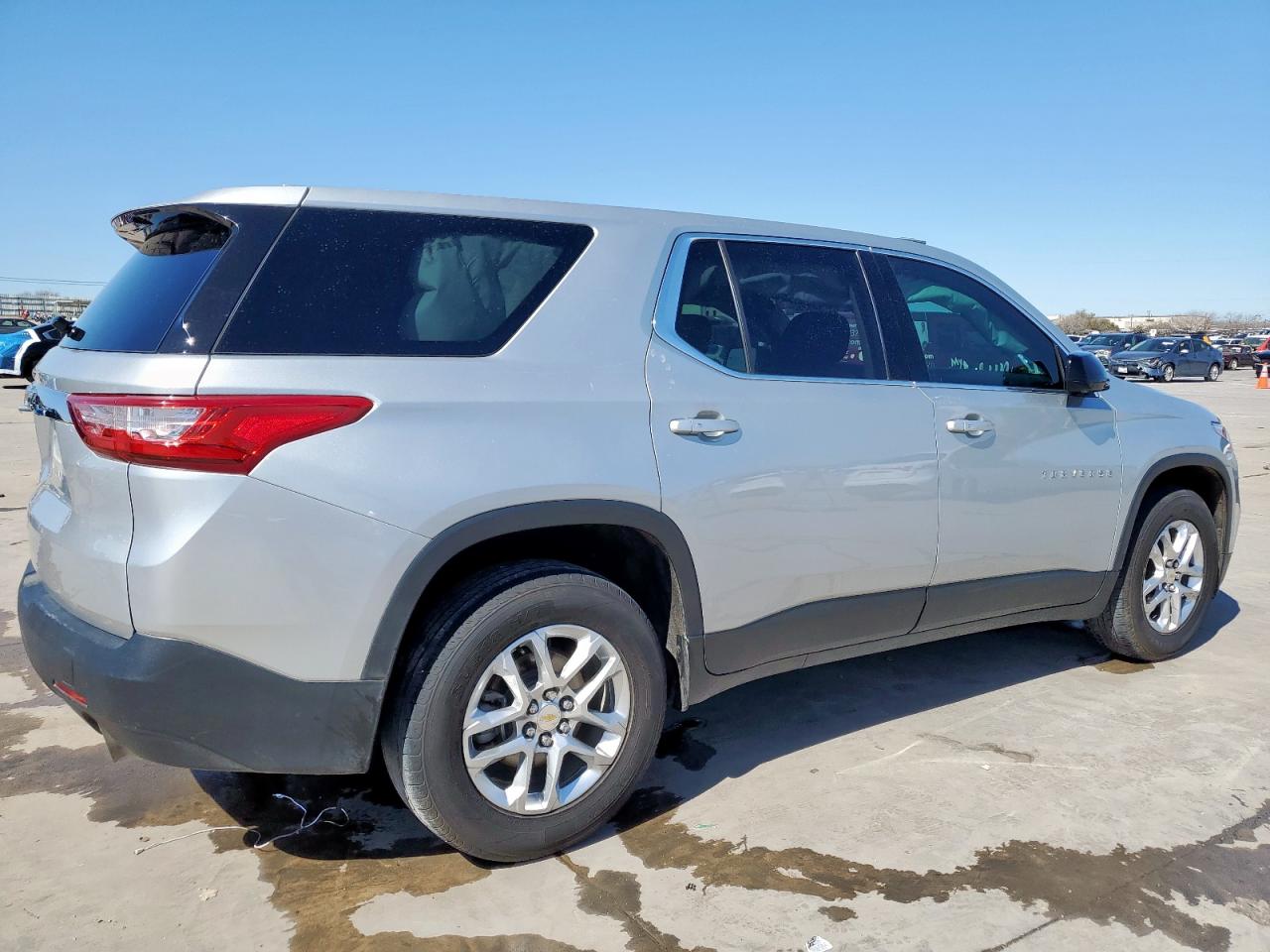 2020 Chevrolet Traverse VIN 1GNERFKW8LJ128590 Copart auction photo, side damage thumbnail 3
