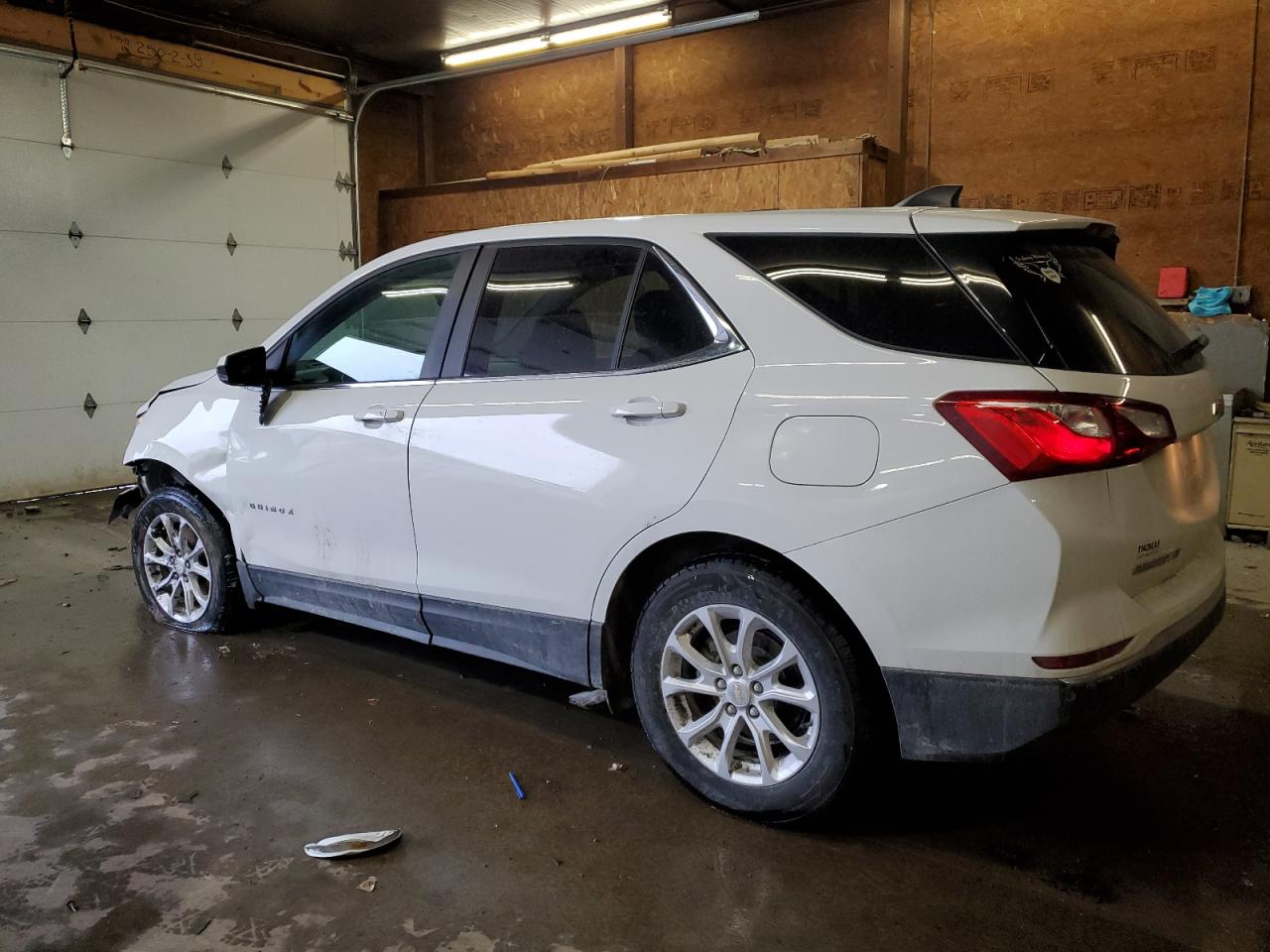2021 Chevrolet Equinox VIN 3GNAXUEV2MS158437 Copart auction photo, side / front end damage thumbnail 2
