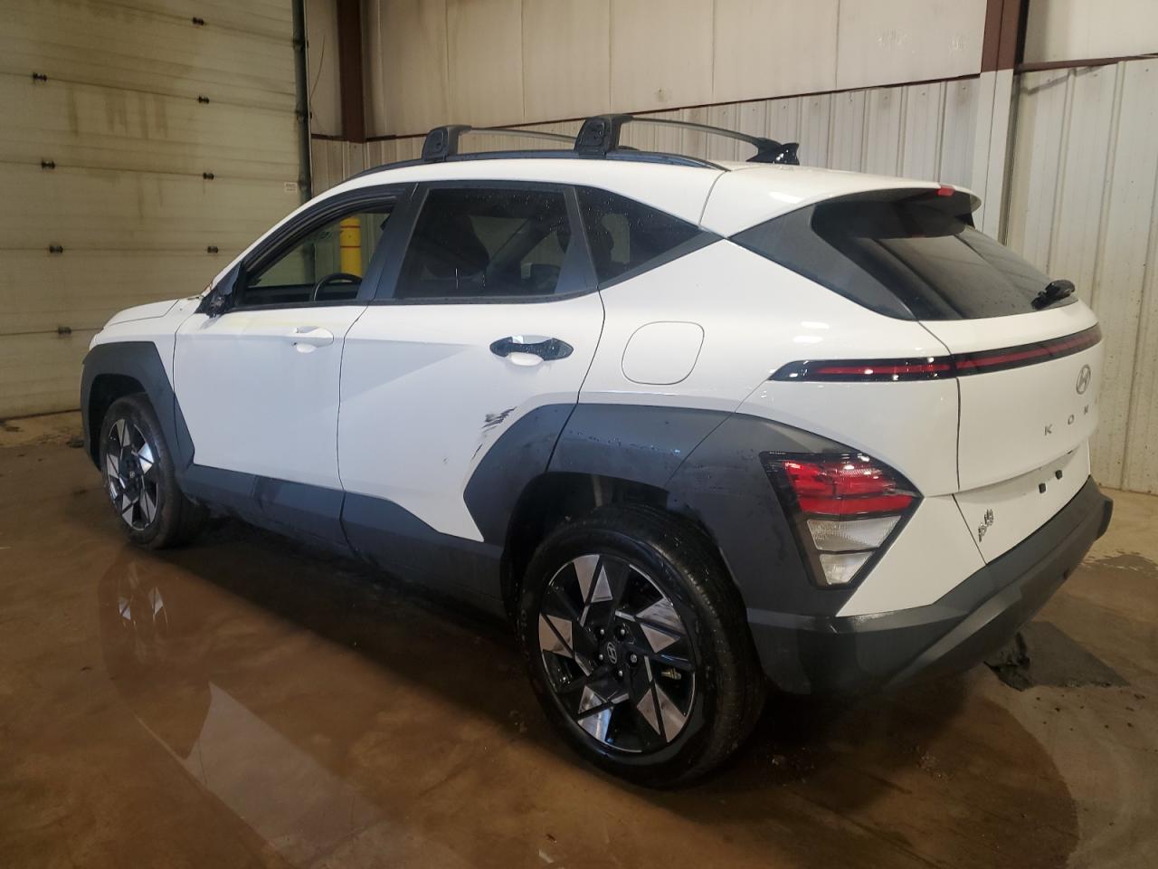 2024 Hyundai Kona VIN KM8HCCAB4RU073899 Copart auction photo, front end / side damage thumbnail 2