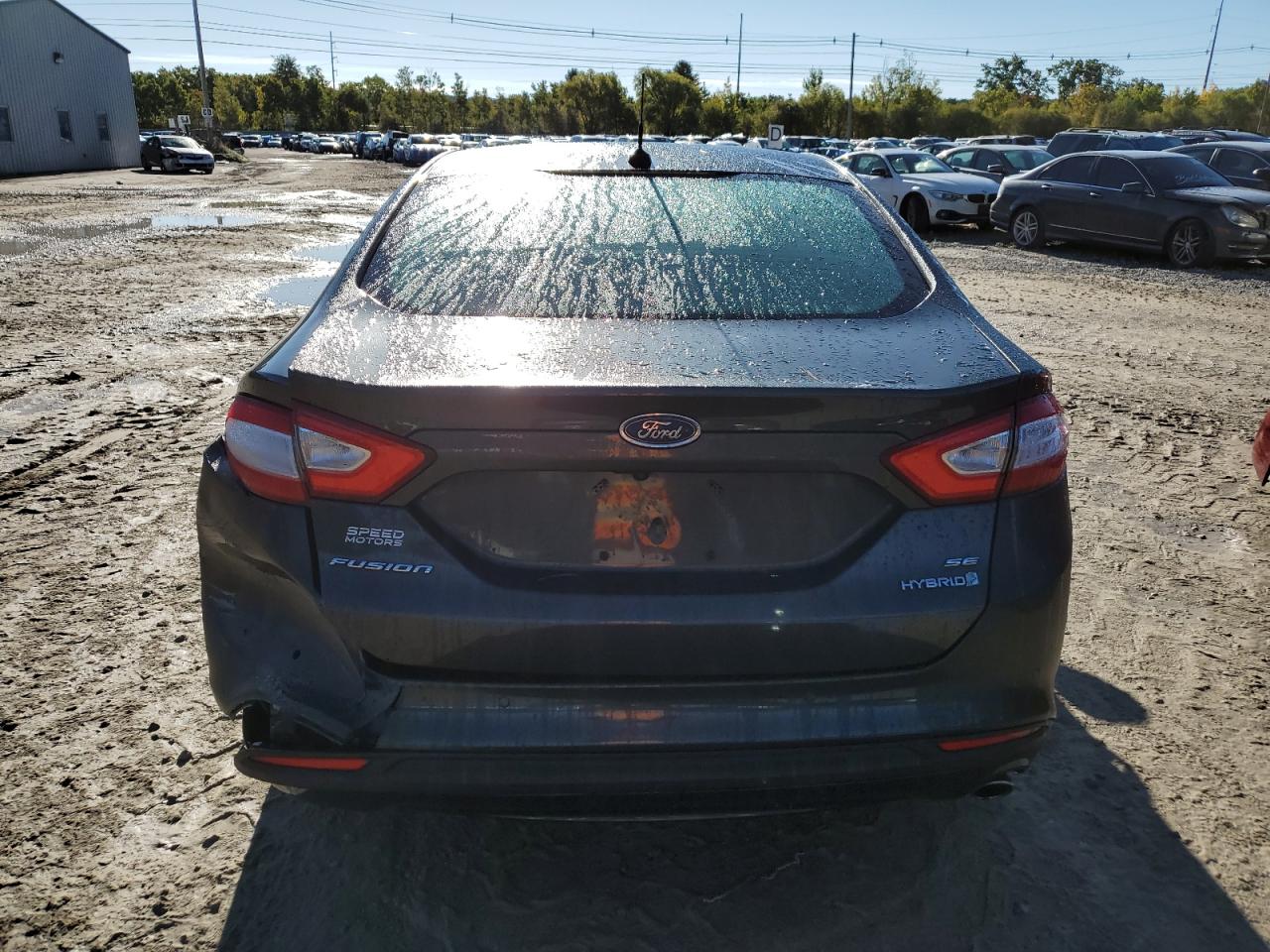 2015 Ford Fusion VIN 3FA6P0LU2FR266249 Copart auction photo, rear end damage thumbnail 6