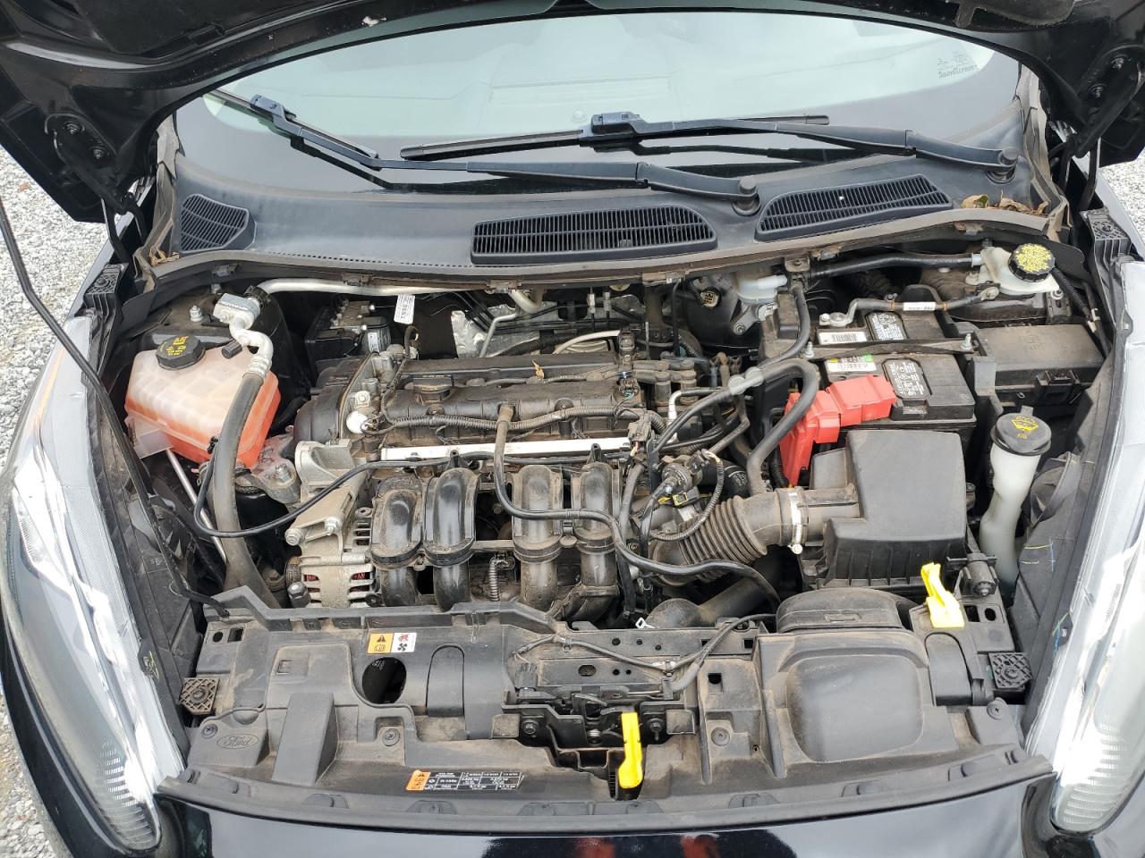 2019 Ford Fiesta VIN 3FADP4EJ0KM154221 Copart auction photo, rear end damage thumbnail 12