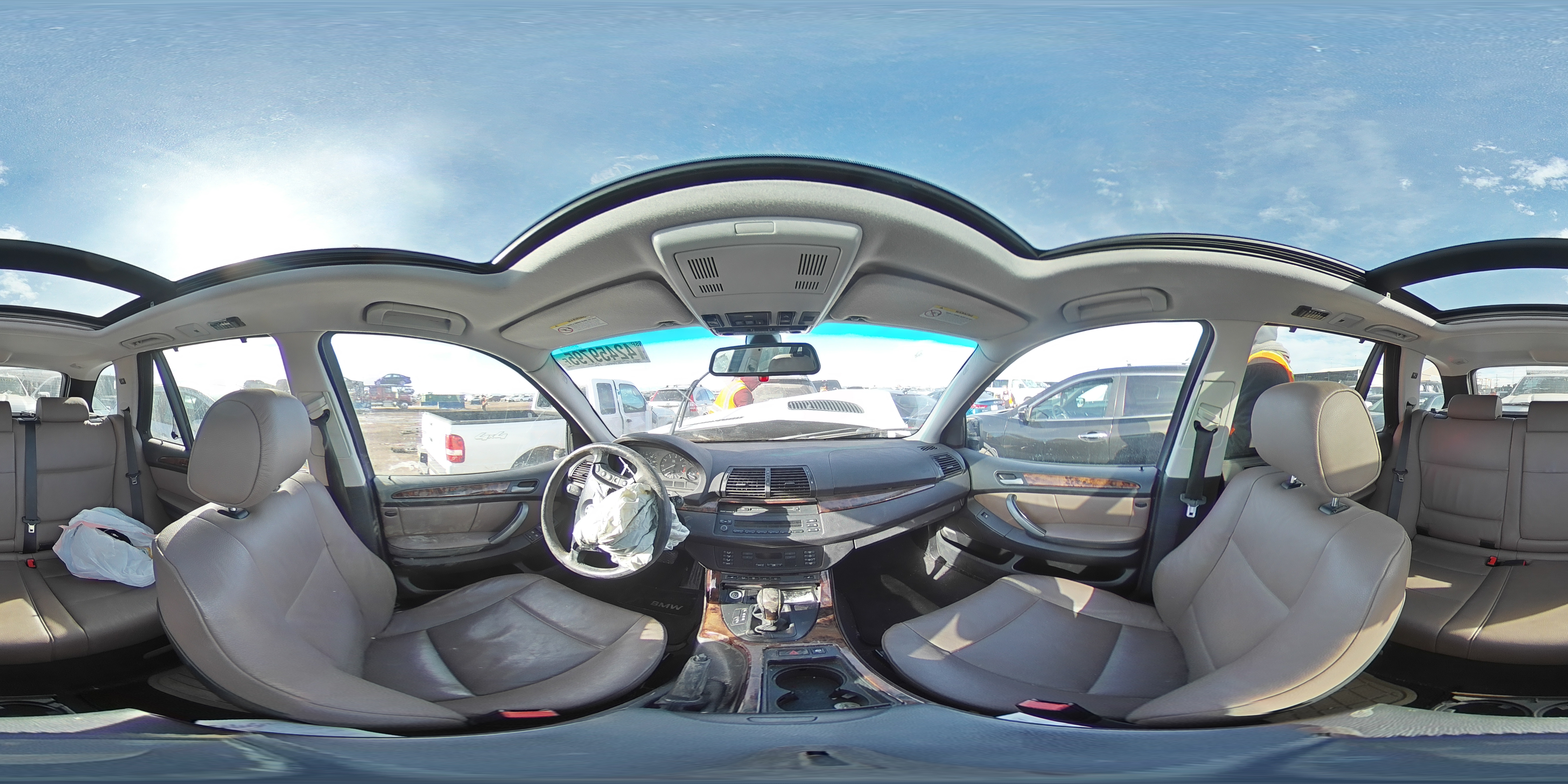 2005 BMW X5 VIN 5UXFA13575LY00545 Copart auction photo, front end damage thumbnail 14