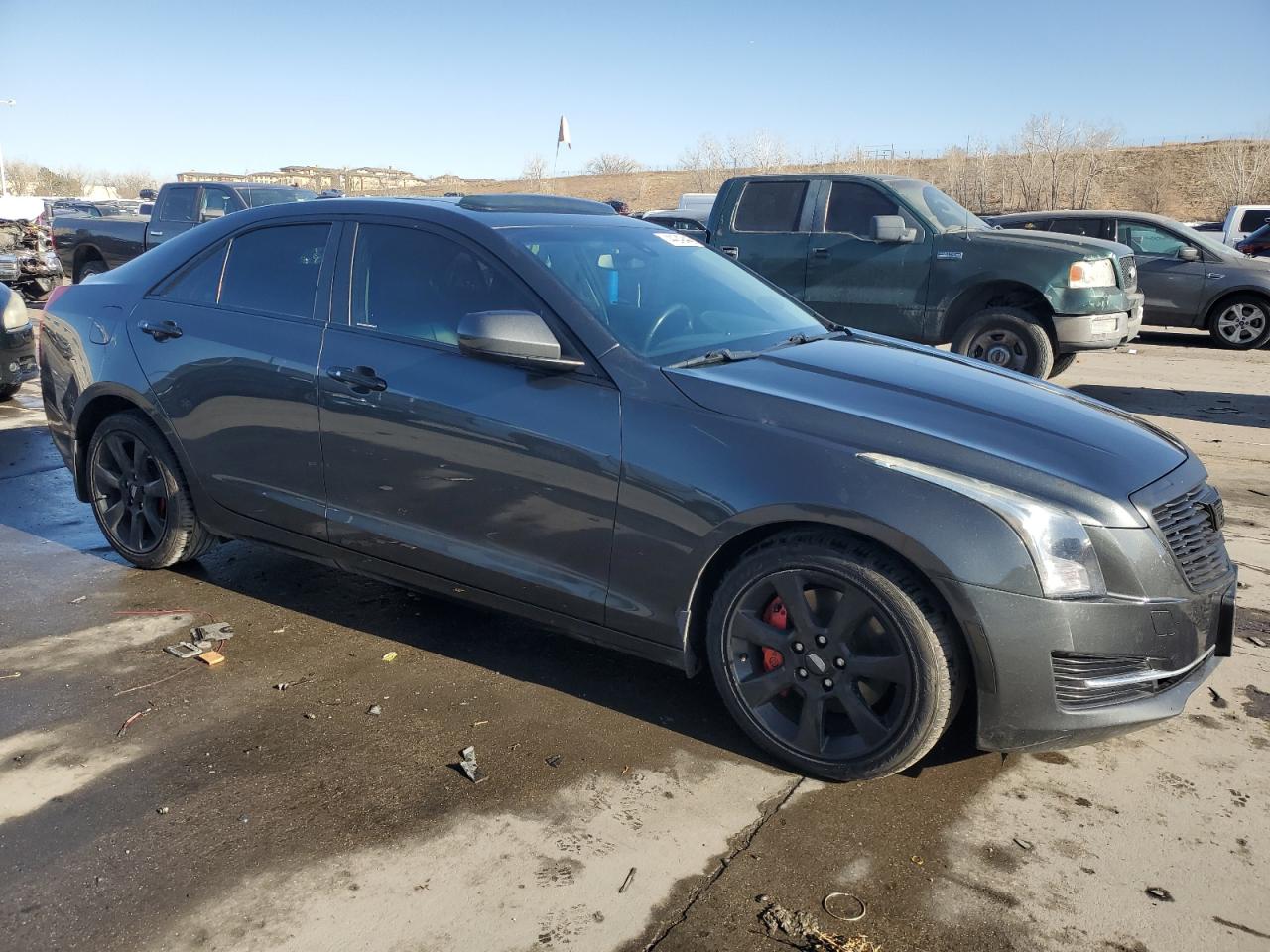2015 Cadillac ATS VIN 1G6AG5RX5F0129361 Copart auction photo, rear end damage thumbnail 4