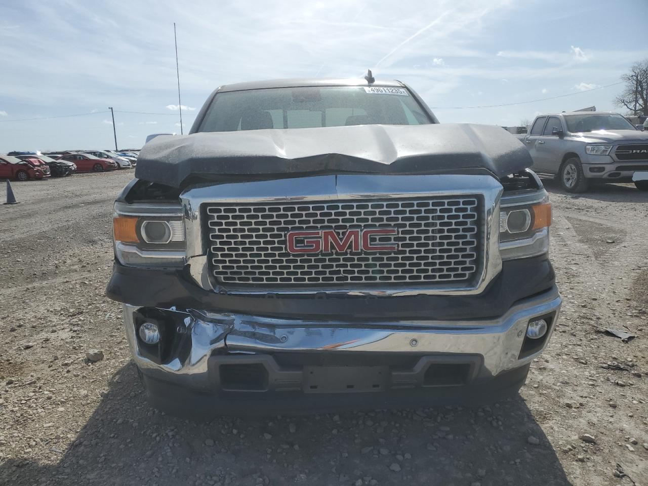 2015 GMC Sierra VIN 3GTP1VEC8FG459499 Copart auction photo, front end / rear end damage thumbnail 5
