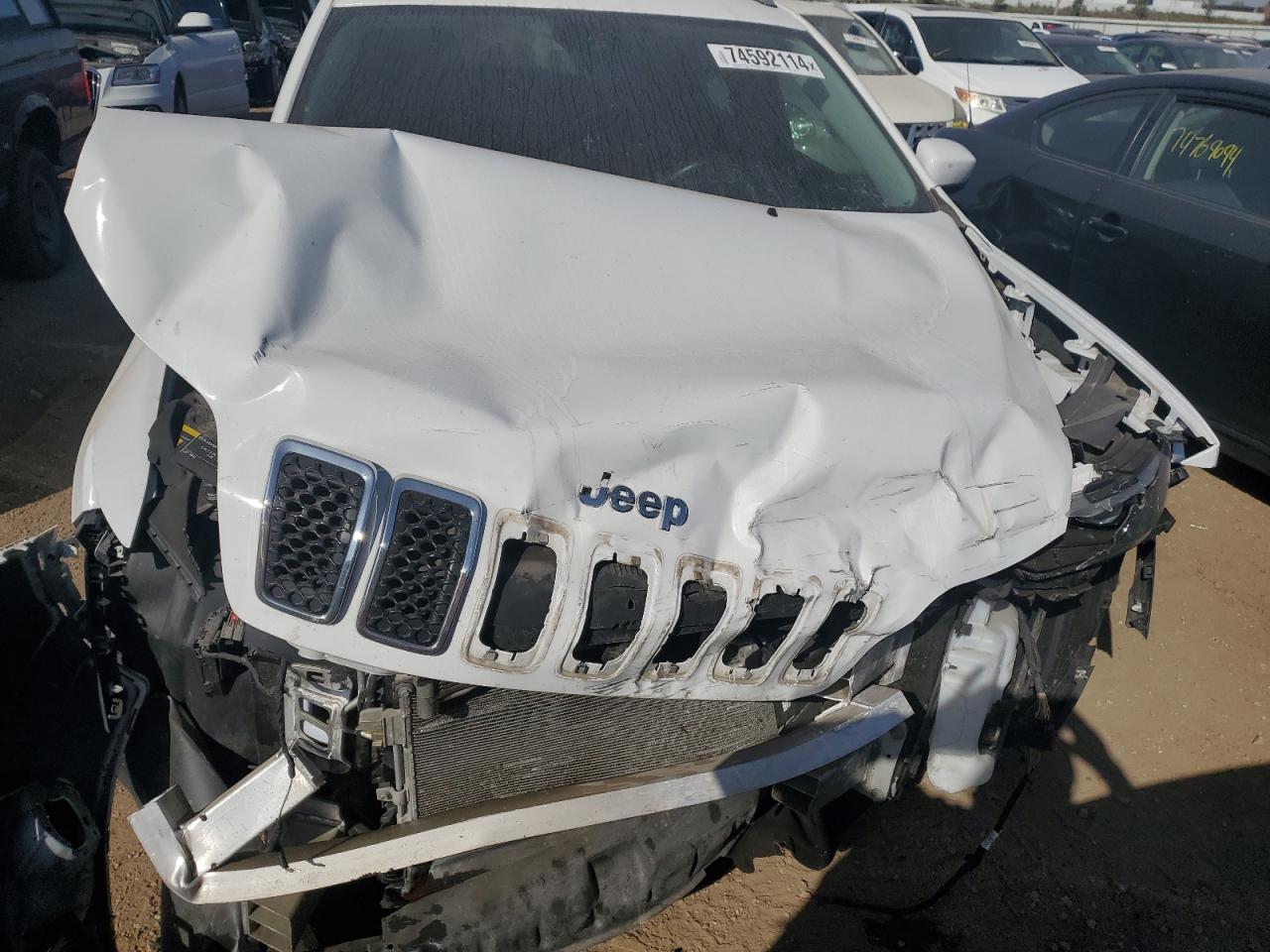 2021 Jeep Grand Cherokee VIN 1C4PJLCB3MD125874 Copart auction photo, front end damage thumbnail 11