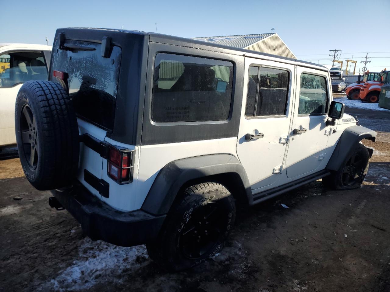 2016 Jeep Wrangler VIN 1C4BJWDG4GL106850 Copart auction photo, undercarriage damage thumbnail 3
