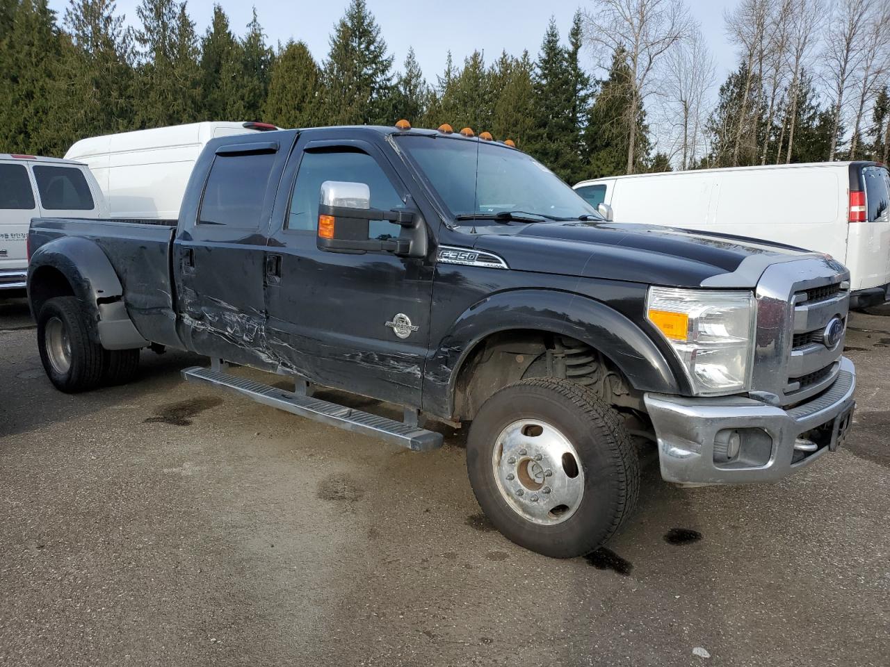 2015 Ford F350 VIN 1FT8W3DT2FEA91257 Copart auction photo, side / rear end damage thumbnail 4