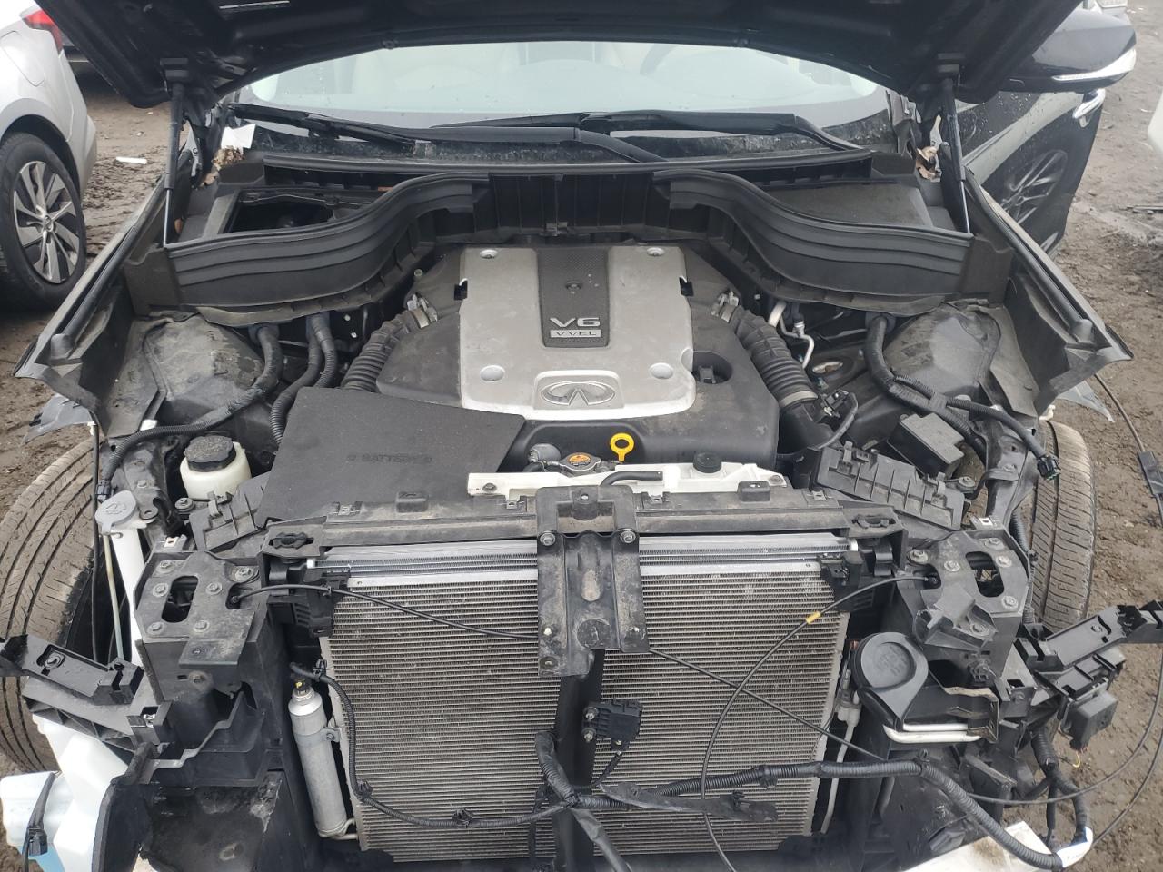 2017 Infiniti QX50 VIN JN1BJ0RR7HM409790 Copart auction photo, front end damage thumbnail 12