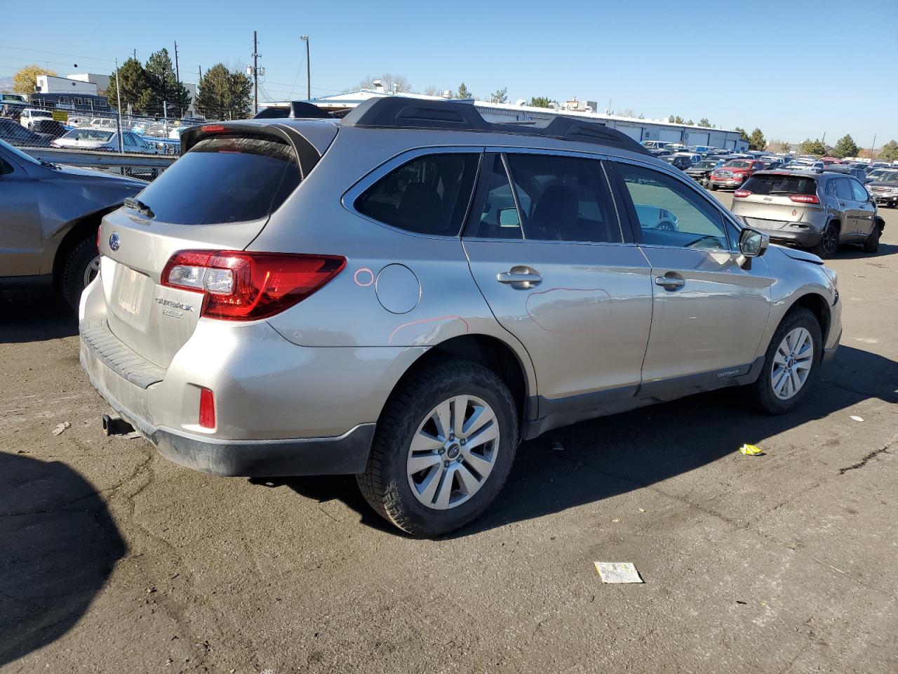 2017 Subaru Outback VIN 4S4BSACC5H3240522 Copart auction photo, front end damage thumbnail 3