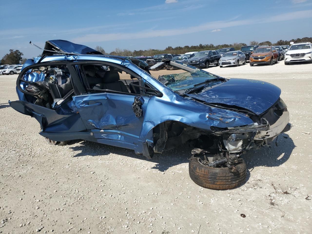 2009 Honda Civic VIN 1HGFA15949L024058 Copart auction photo, all over / rollover damage thumbnail 4