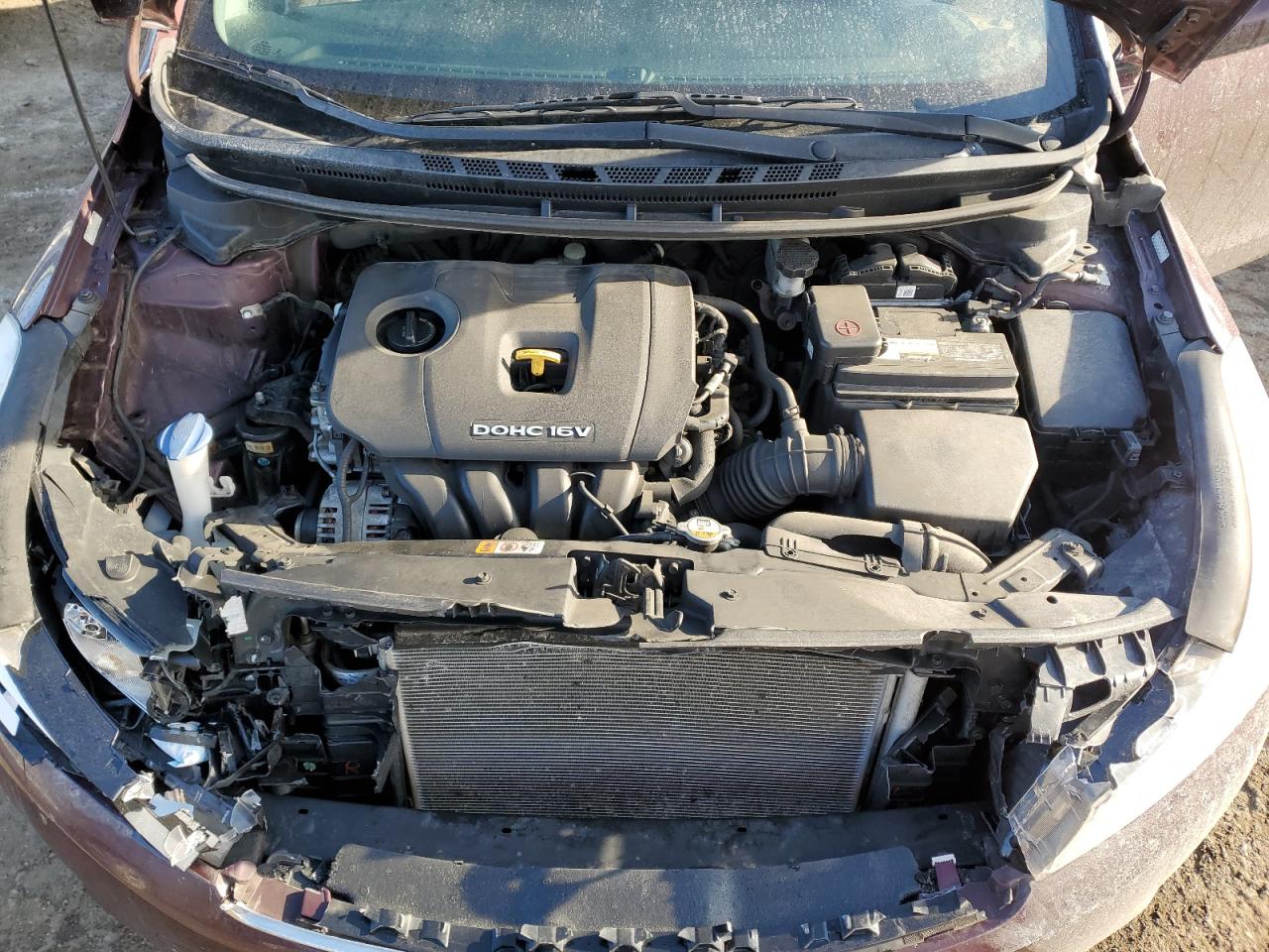 2017 KIA Forte VIN 3KPFL4A7XHE041842 Copart auction photo, front end damage thumbnail 13