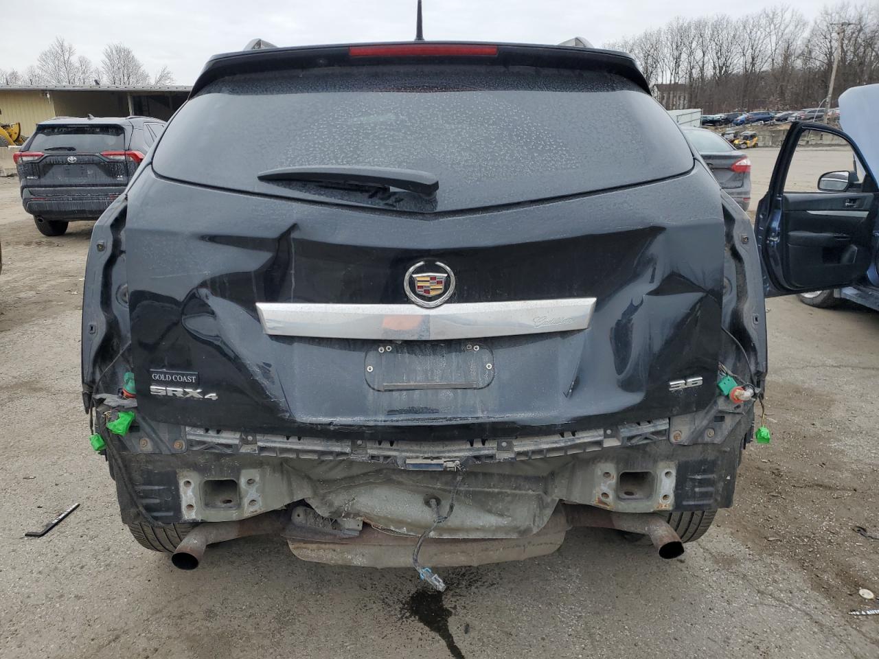 2014 Cadillac SRX VIN 3GYFNGE30ES573563 Copart auction photo, rear end damage thumbnail 6
